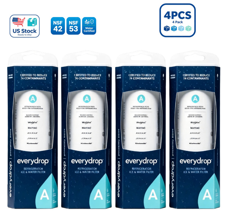 4P – Brand New Sealed | EDRARXD1 Ice and Water Refrigerator Filter A