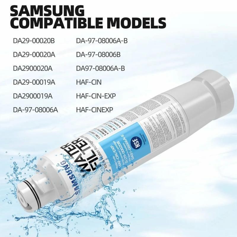 4packs New Genuine Samsung DA29-00020B HAF-CIN/EXP Refrigerator Water Filter