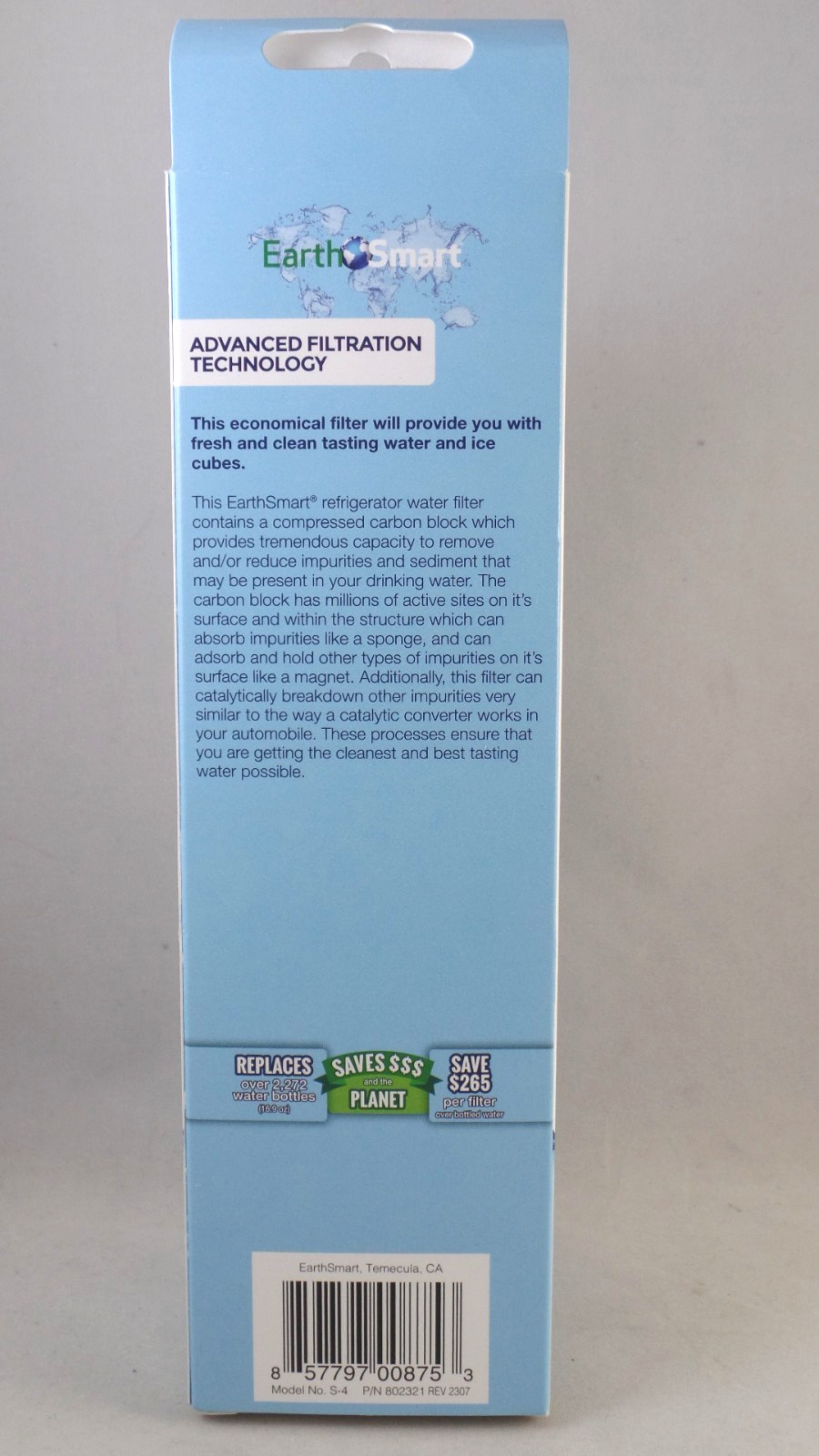 Earth Smart 4005003 S-4 Refrigerator Replacement Filters for Samsung Hafqin