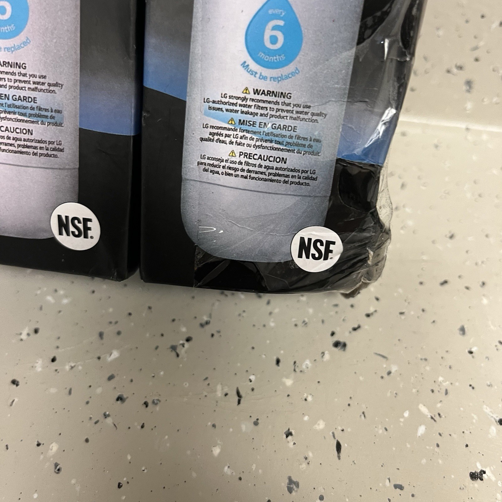 Replacement Water Filters For LG LT1000P/PC/PCS New Lot Of 2 Boxes