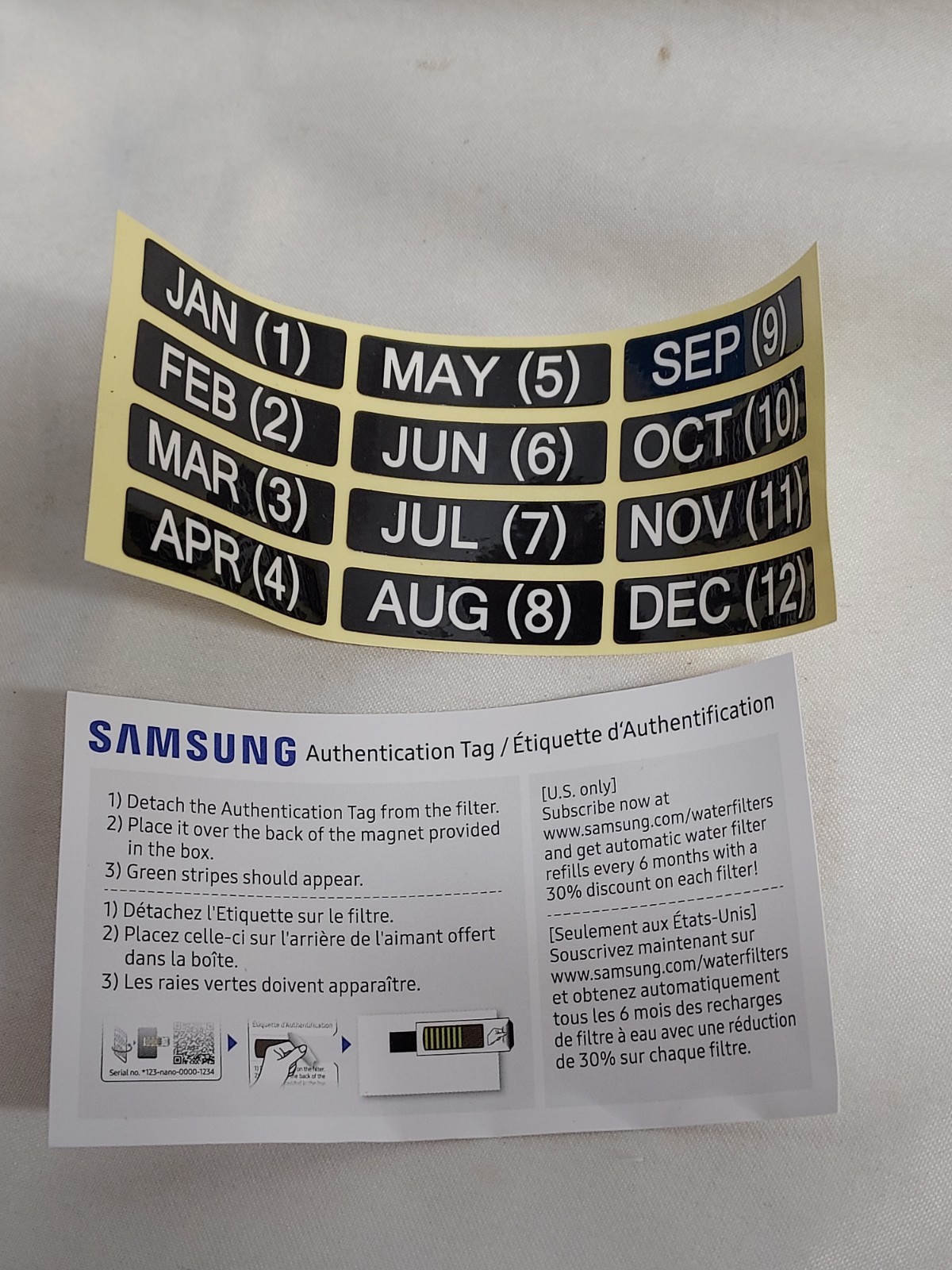 Samsung Refrigerator Water Filter HAF-CIN/EXP DA29-00020B DA97-08006A-E