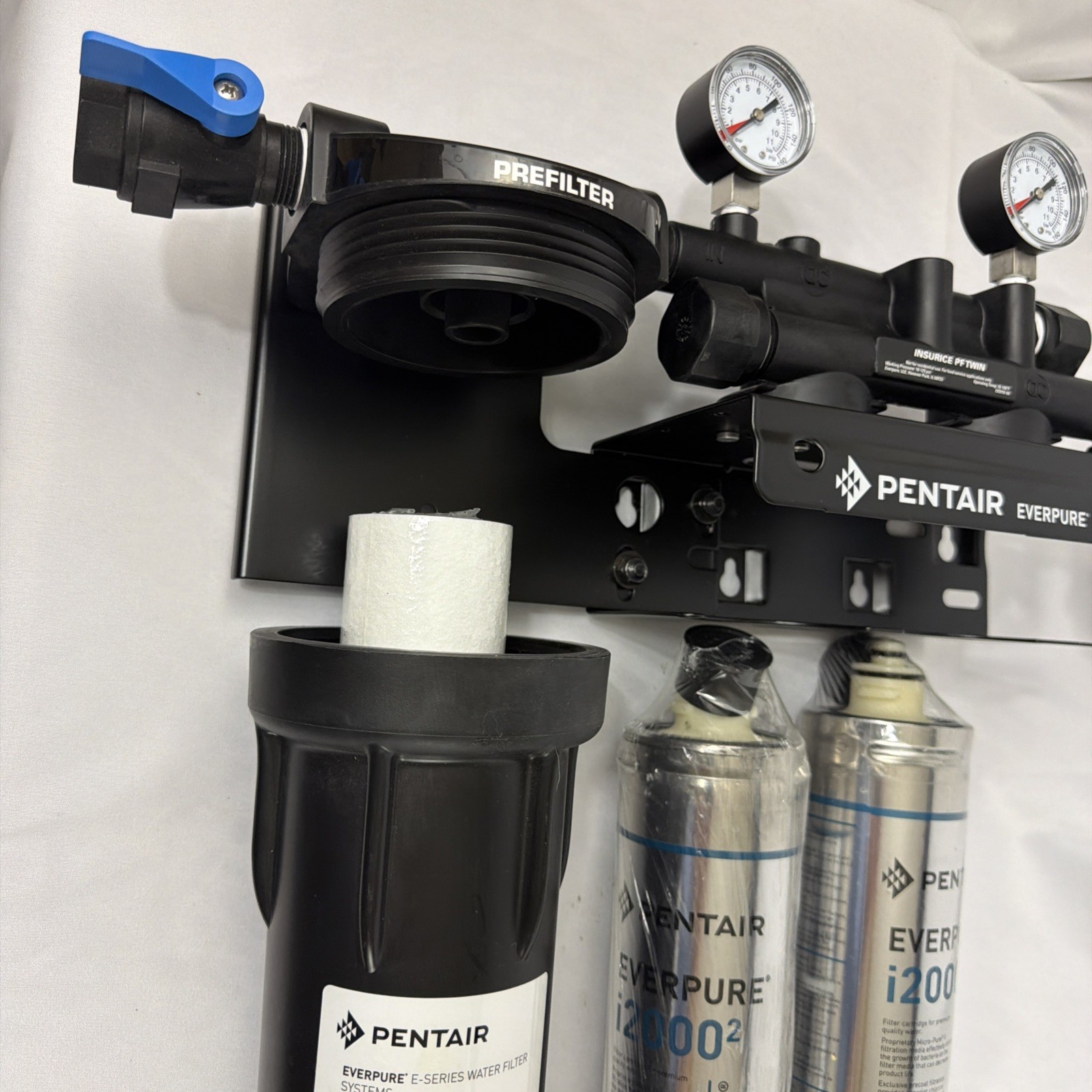 Pentair Everpure Insurice Twin PF-i2000² Commercial Ice Water Filter System NEW