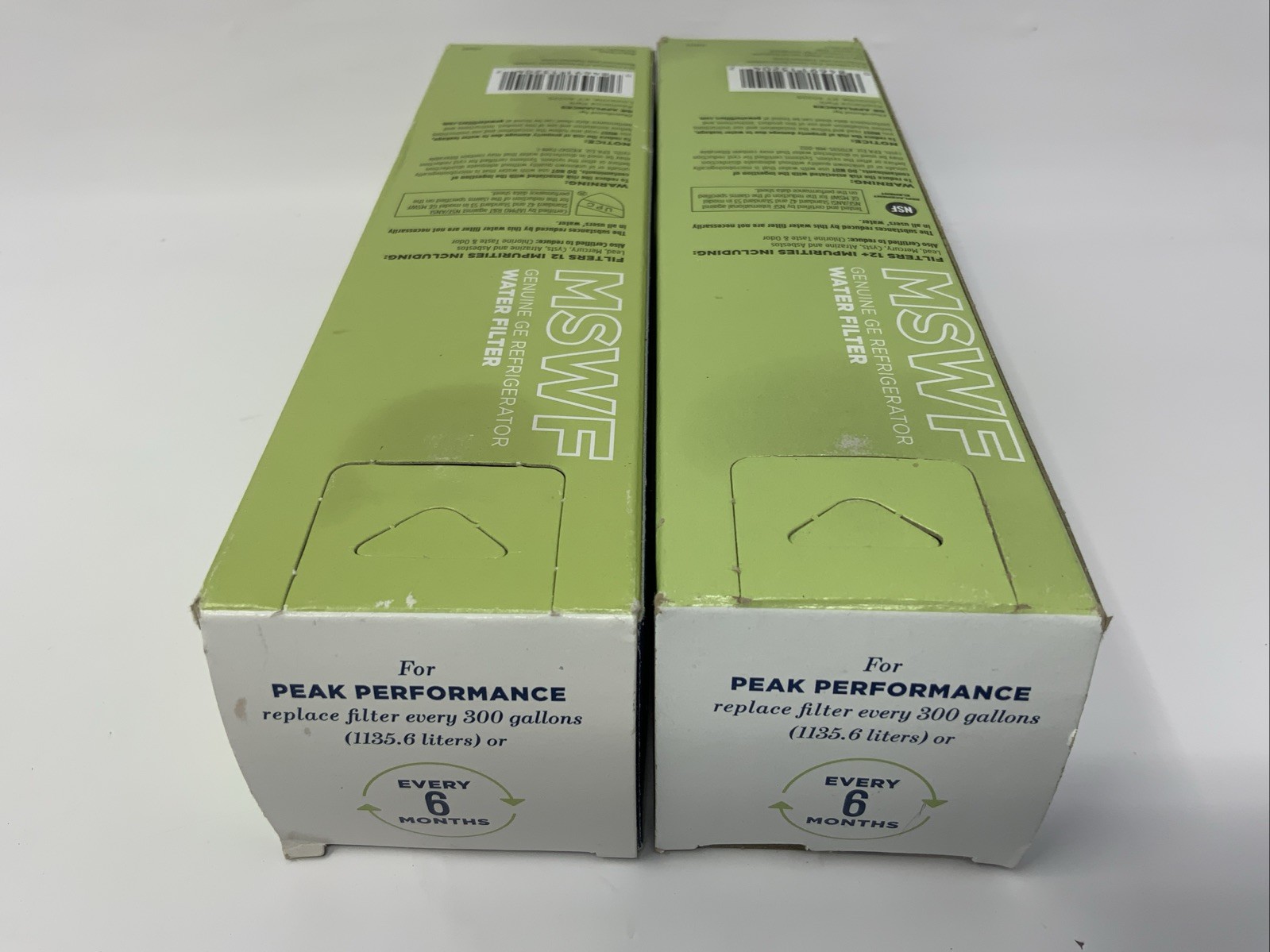 Lot Of 2 GE MSWF Refrigerator Water Filter Cartridge SmartWater Genuine NEW