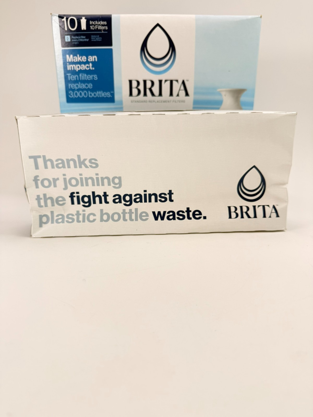 Brita 987554 Pitcher Replacement Filters – 10 Pack- Damaged Box- See Pictures