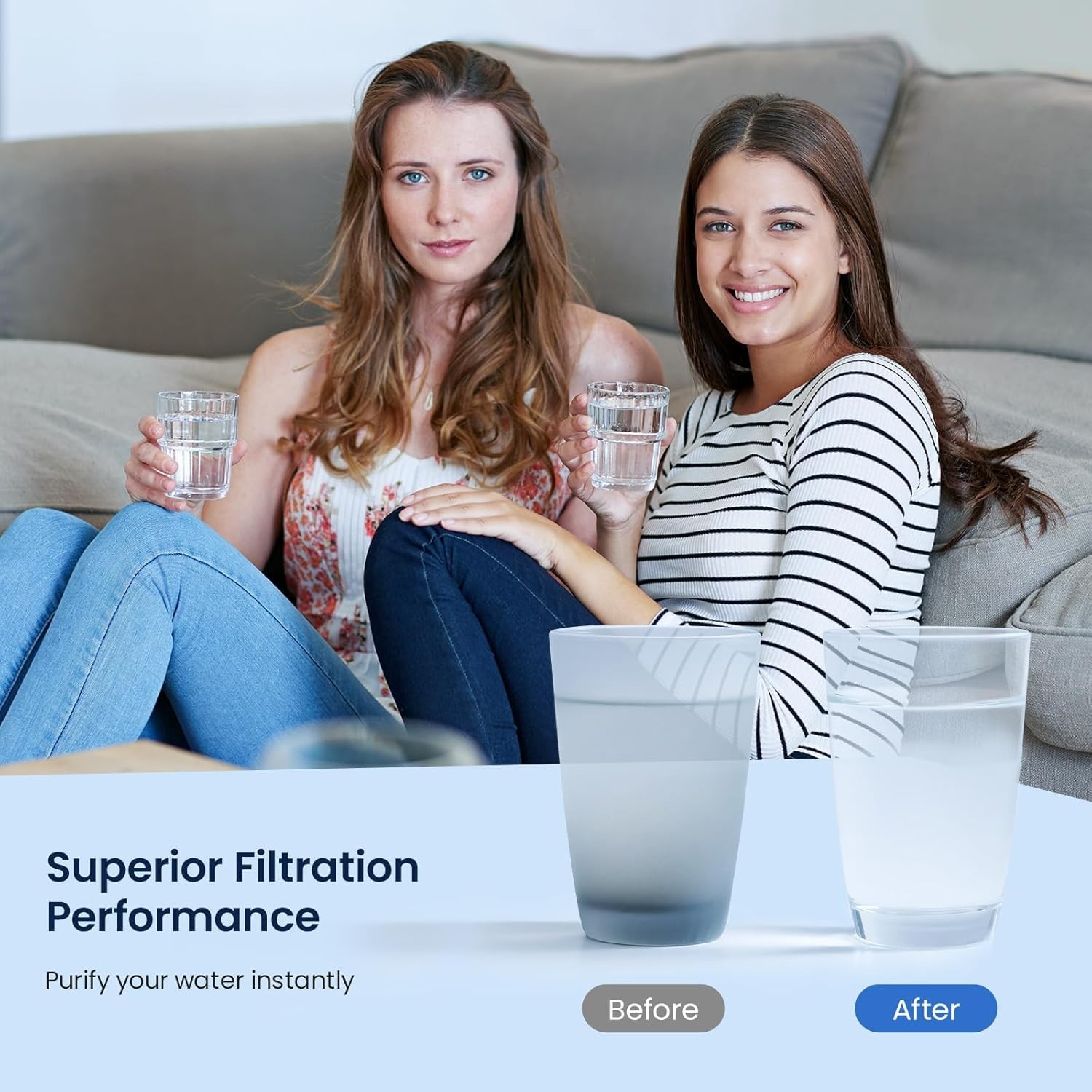 LT1000PC Water Filter – Compatible with LG, Reduces Chlorine & Improves Taste