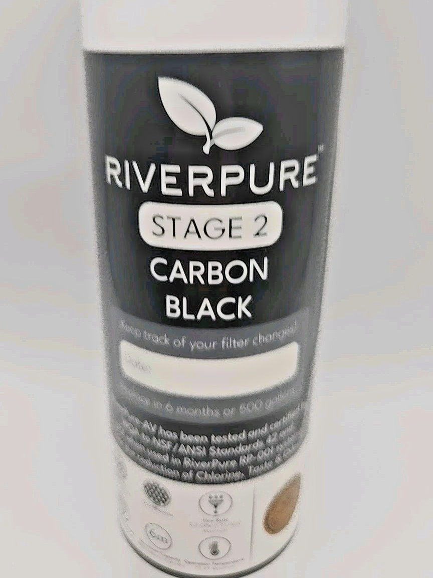 Riverpure Filter #2 Carbon Black For Riverpure Avalon Water Cooler – NEW