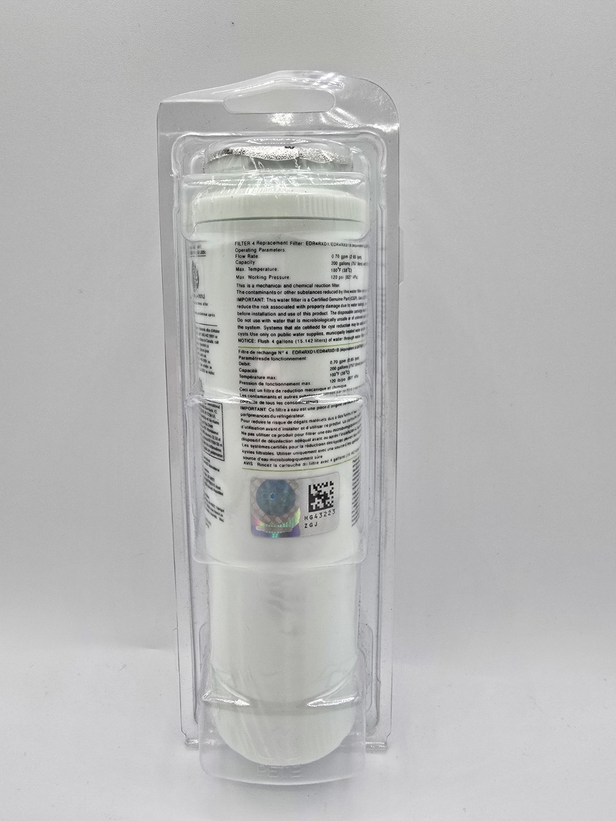 everydrop by Whirlpool Ice and Water Refrigerator Filter 4, EDR4RXD1,Single-Pack