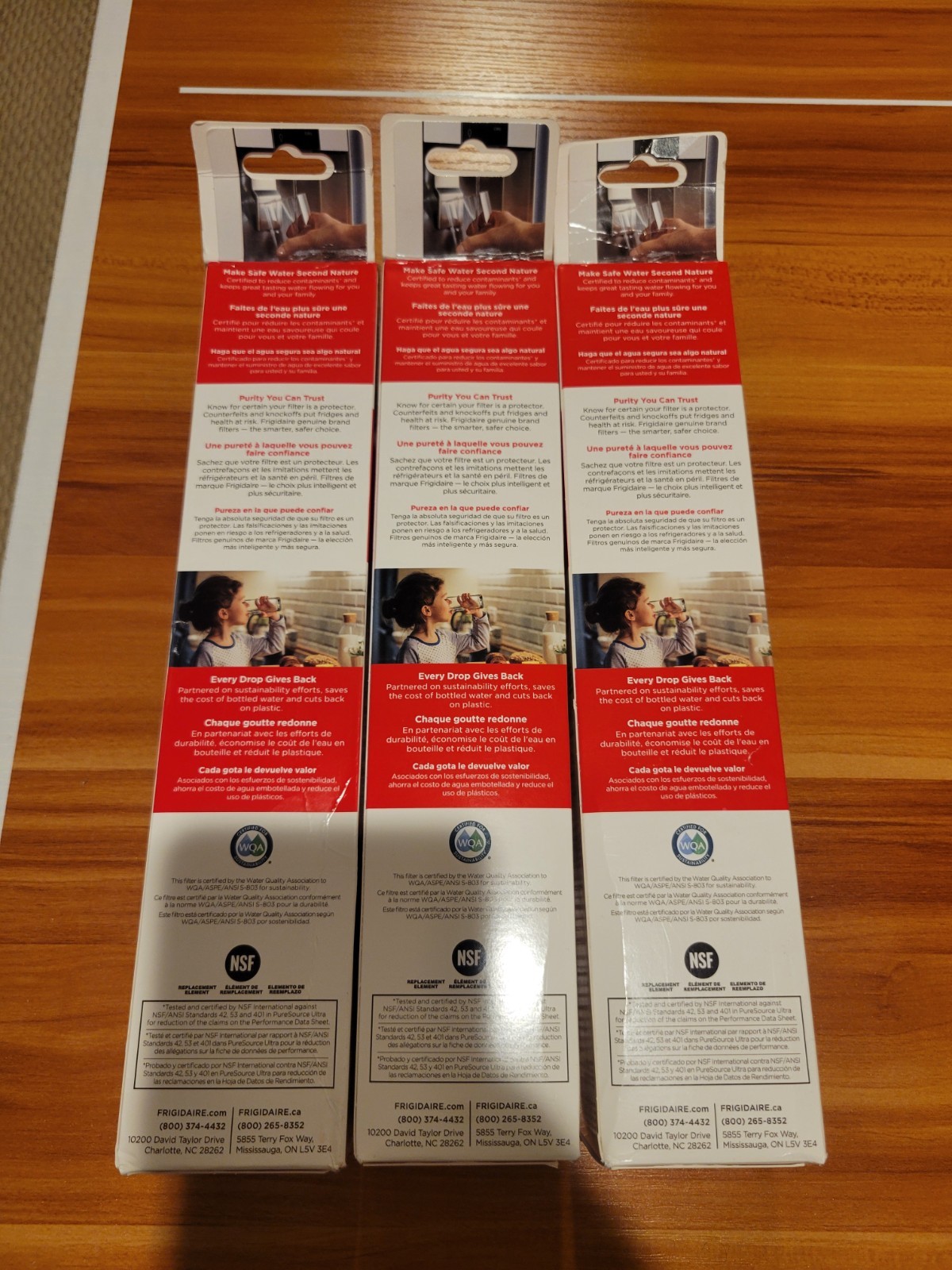 Genuine 3 Pack ULTRAWF Frigidaire Ultra PureSource Refrigerator Water Filter NEW