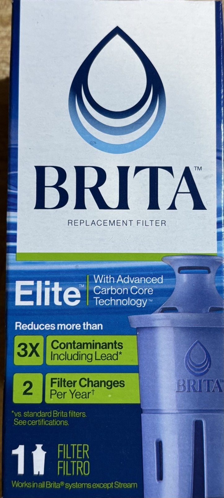 BRITA ELITE Replacement Water Filters New 6 Month