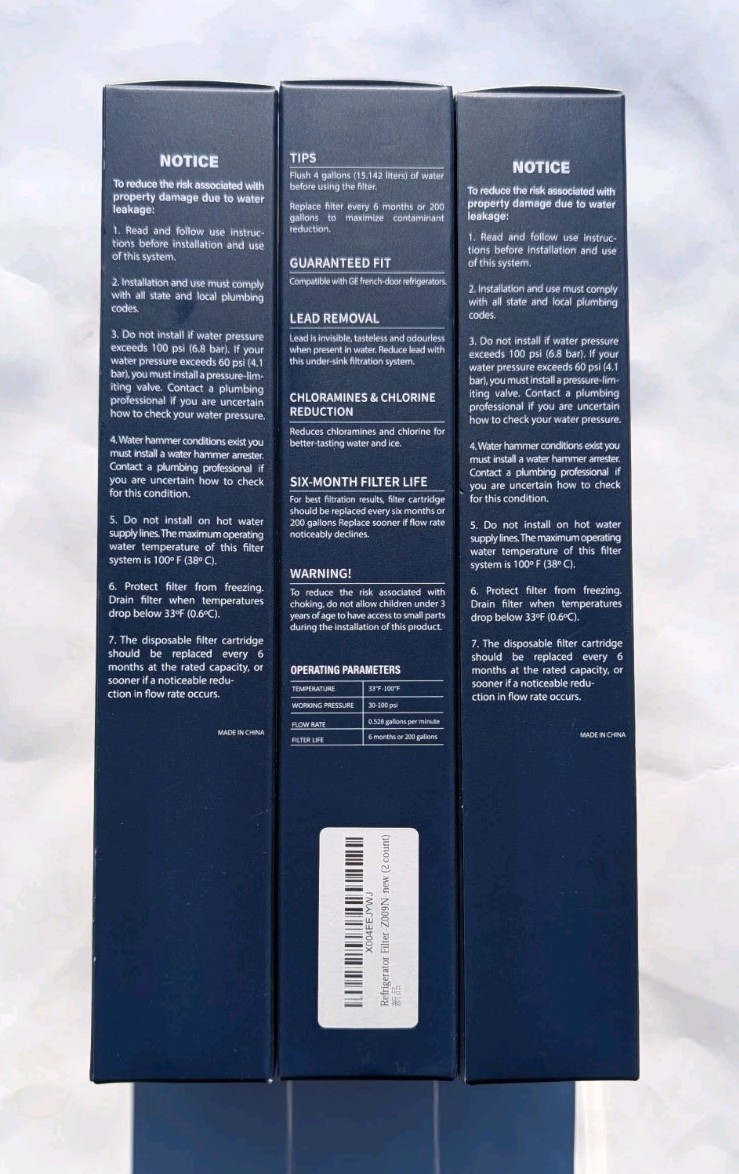 Ailaike Refrigerator Water Filter Replacement 4 GE® RPWF(NOT RPWFE) 6 Pack Lot