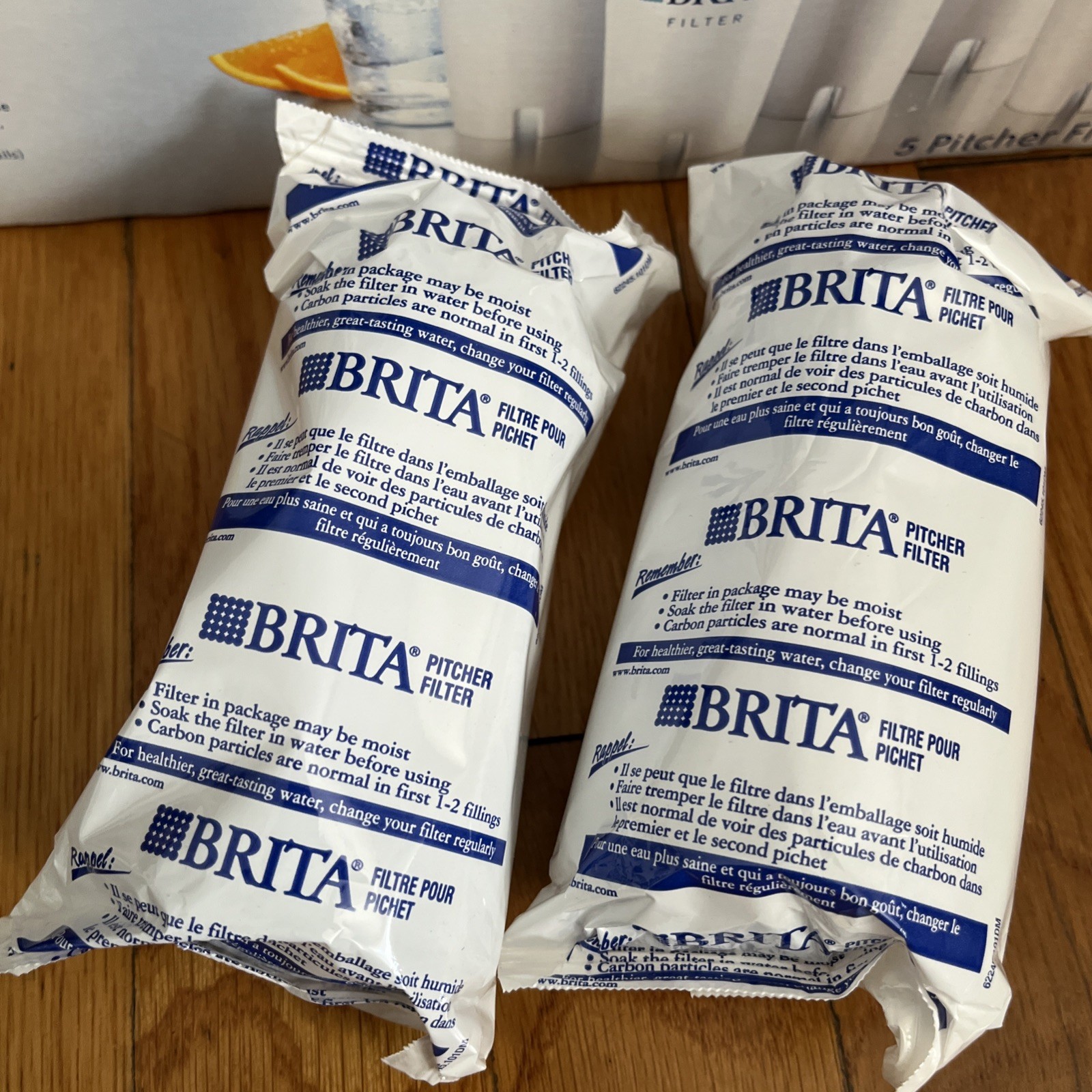Brita Water Pitcher Replacement Filter #766229 7 PACK New Sealed 40gal 2 Month