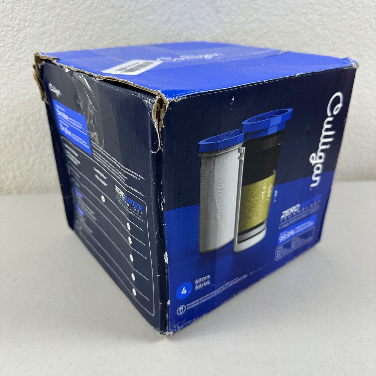 4 PACK Culligan with ZeroWater Technology Water Filter 5-Stage Advanced