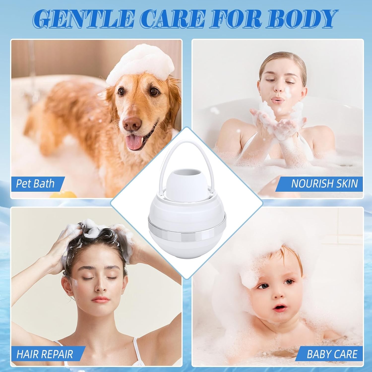 Bath Filter for Tub – Bathtub Water Filter for Softer Skin & Hair,8 Stages Hotel