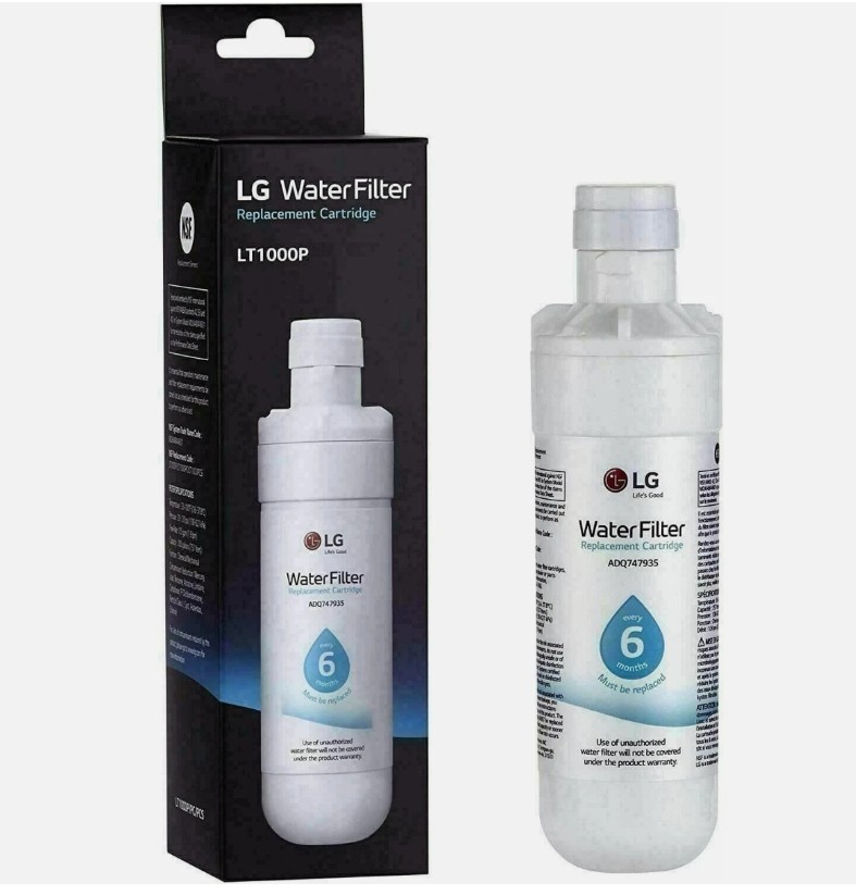 1 Pack LG LT1000P Refresh Refrigerator Ice Water Filter ADQ747935 GF-D706BSL USA