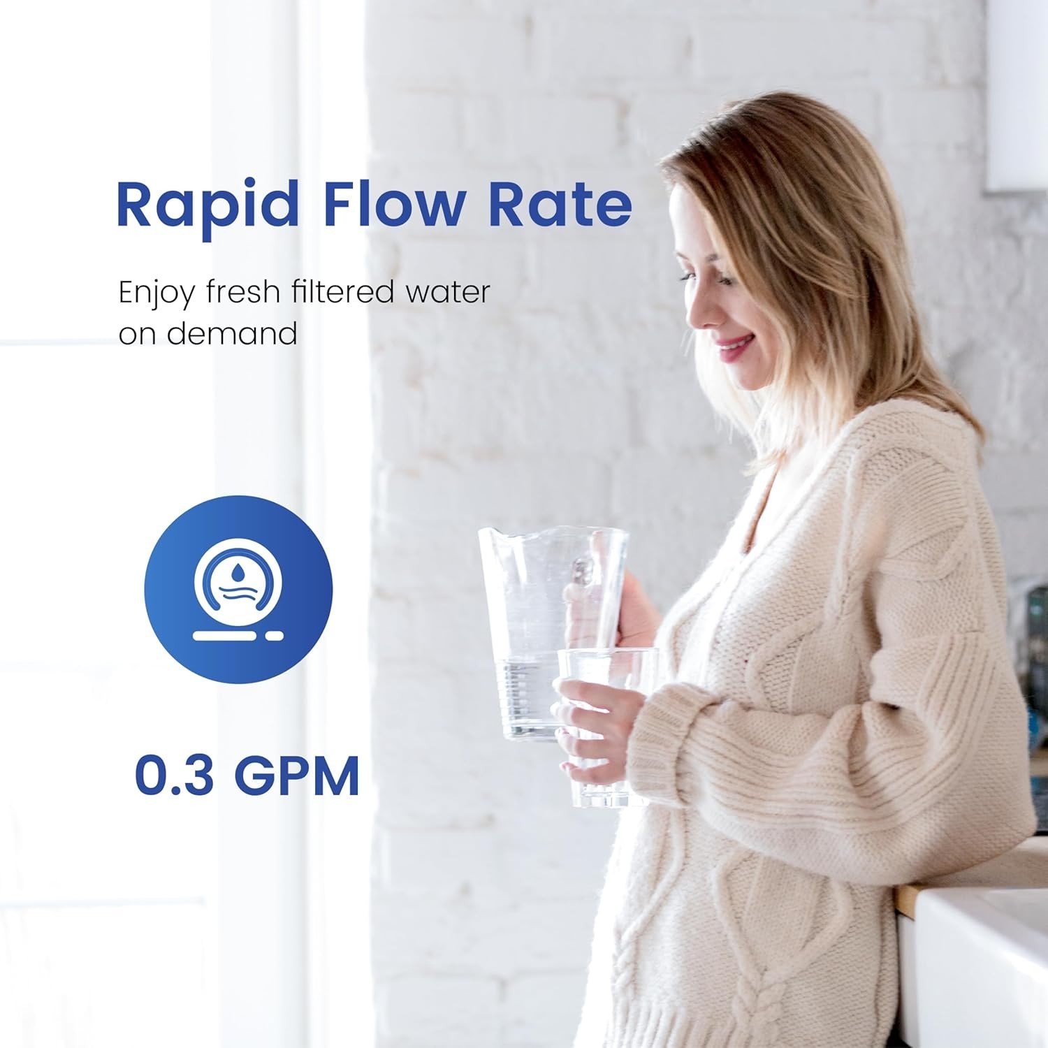 Waterspecialist Filter Replacement for All Waterdrop® Pitcher Filtration System