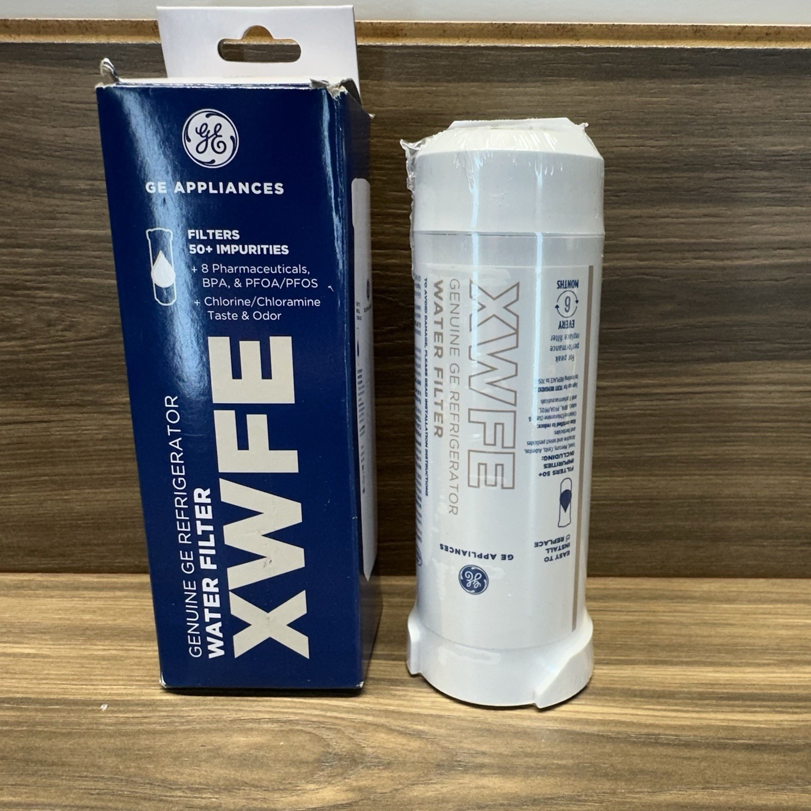 GE XWFE Genuine OEM Refrigerator Filter Replacement | Without Chip | Sealed