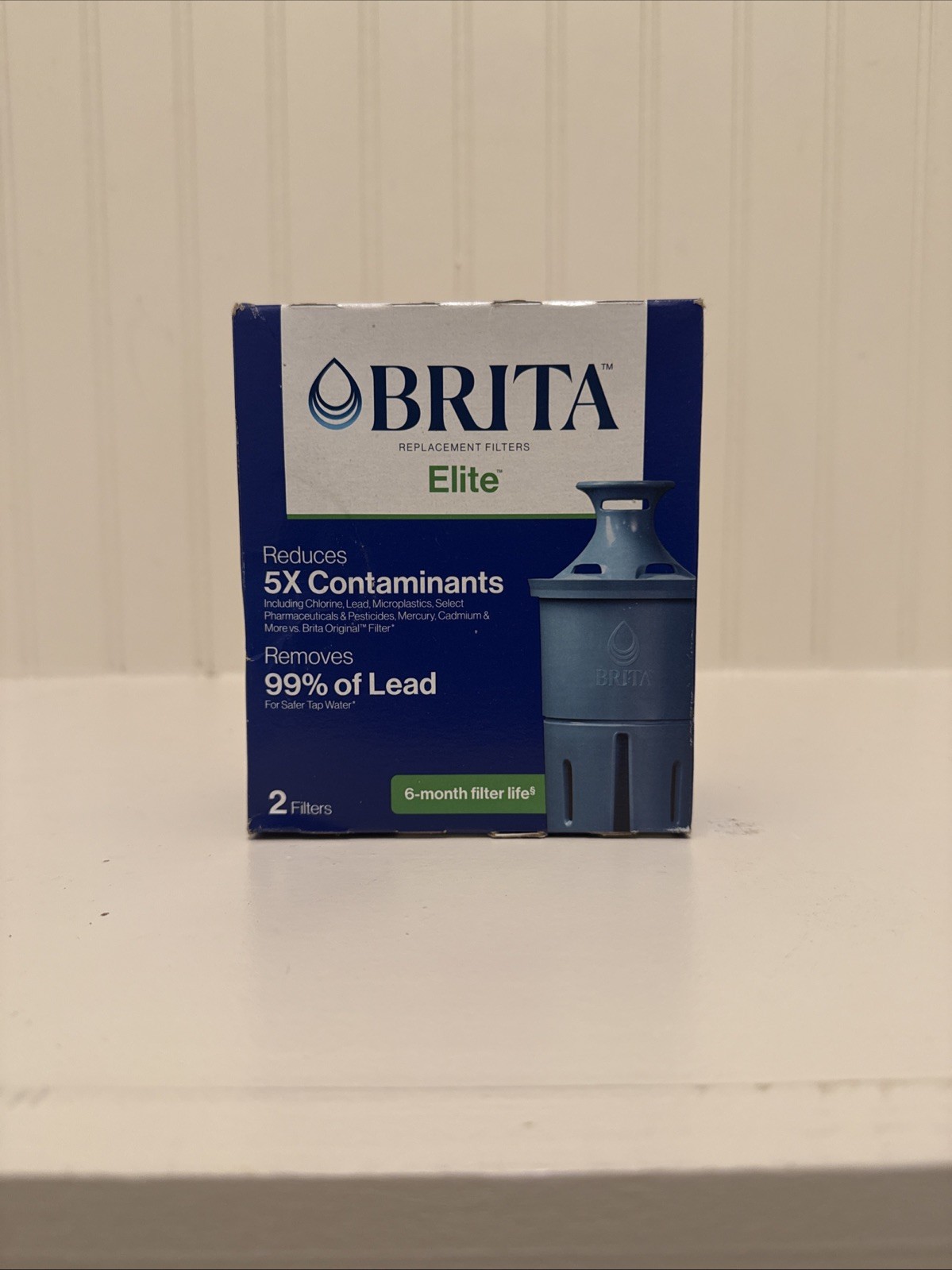 Brita Longlast Replacement Filters for Pitchers Dispensers – 2 Count