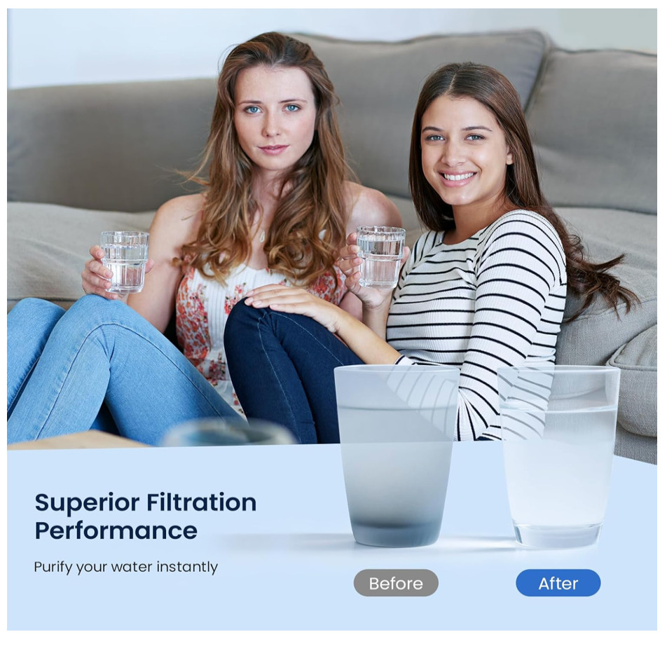 GLACIER FRESH Water Filter Replacement for Sub-Zero 4204490, 4290510, 9030868