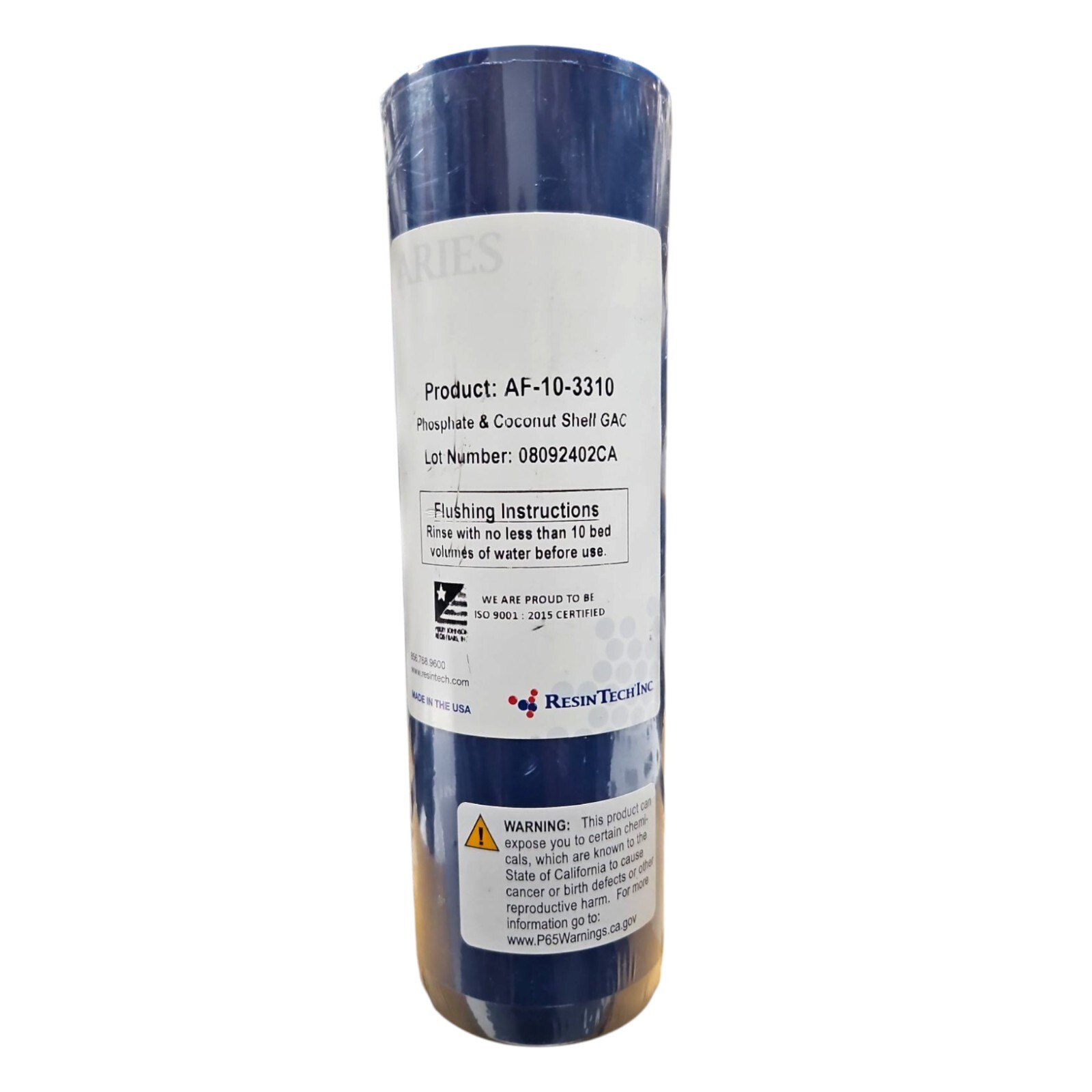 Aries GAC with 1lb Phosphate Filter Cartridge ( AF-10-3310 ) Size 2.5″x10″
