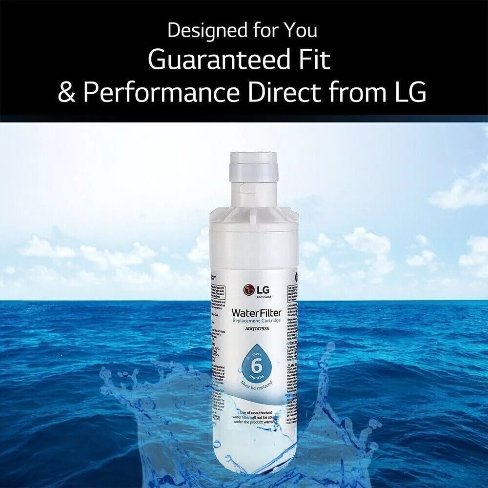 4Pack Replacement Fridge Refrigerator Ice Water Filter LG LT1000P ADQ747935
