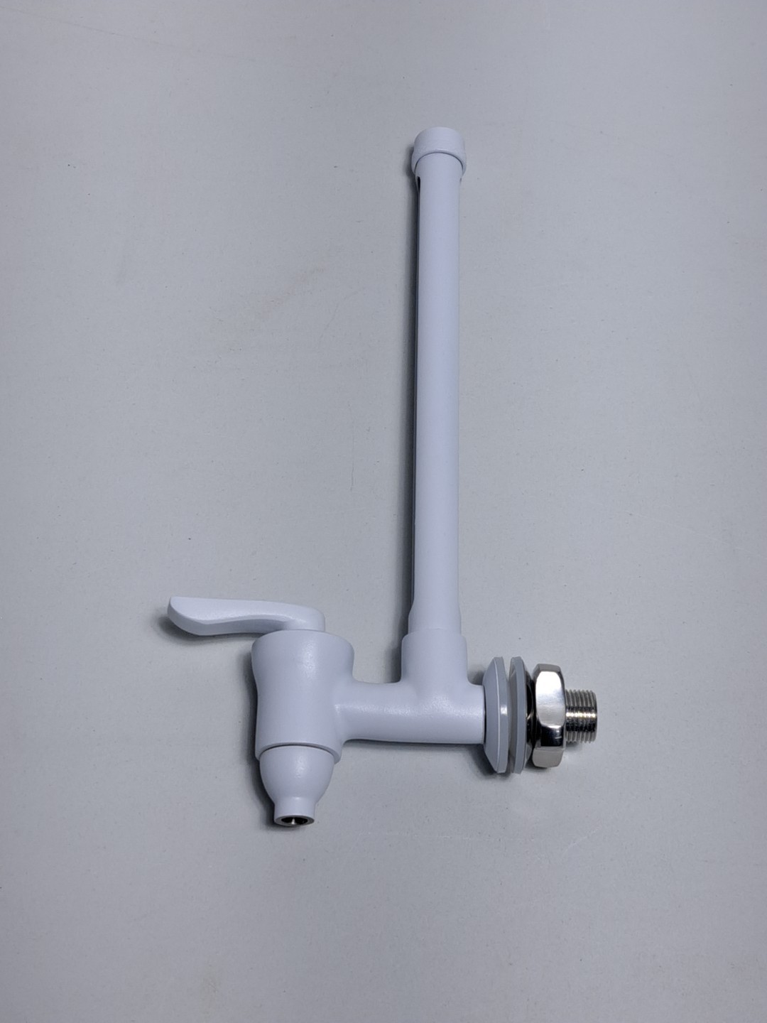Boroux BX-SS-WVS-7-WH White Stainless Steel 7in Water Level Spigot