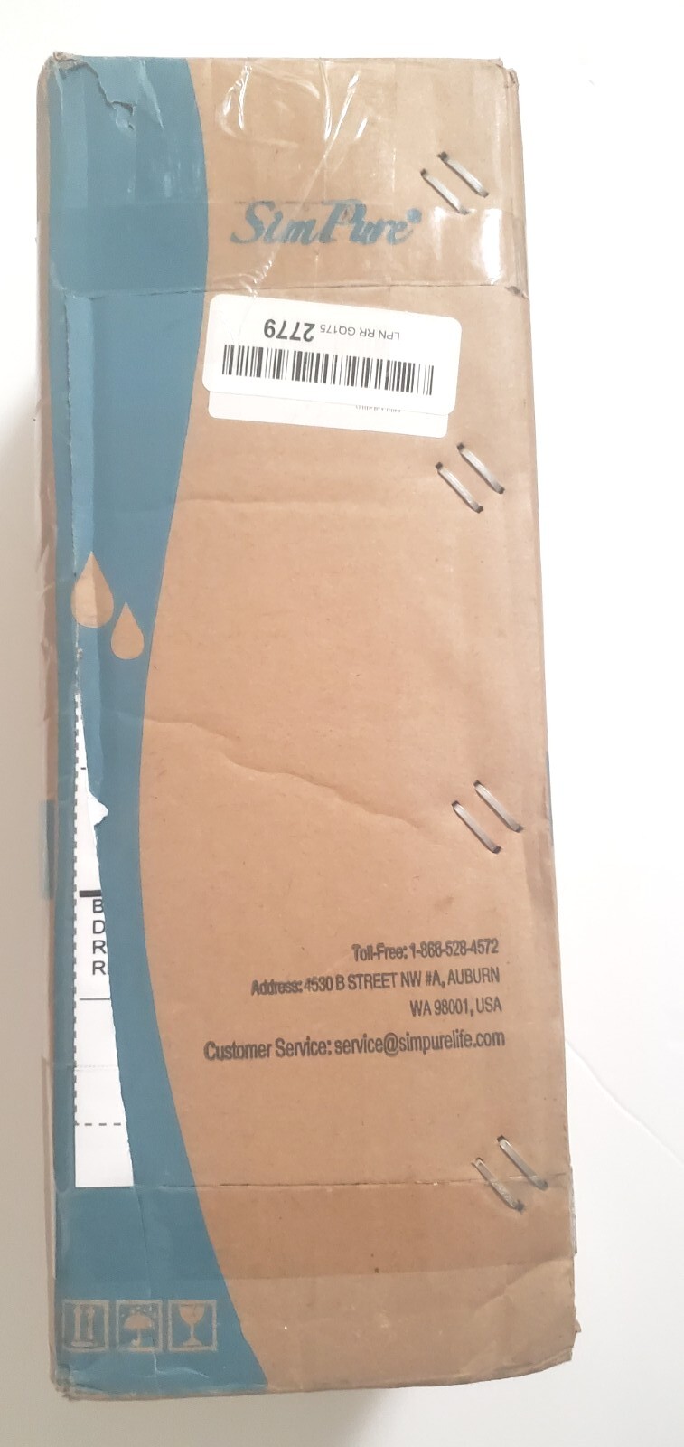 Simpure White Filter Housing 1025 Home Water Purifier New Open Box