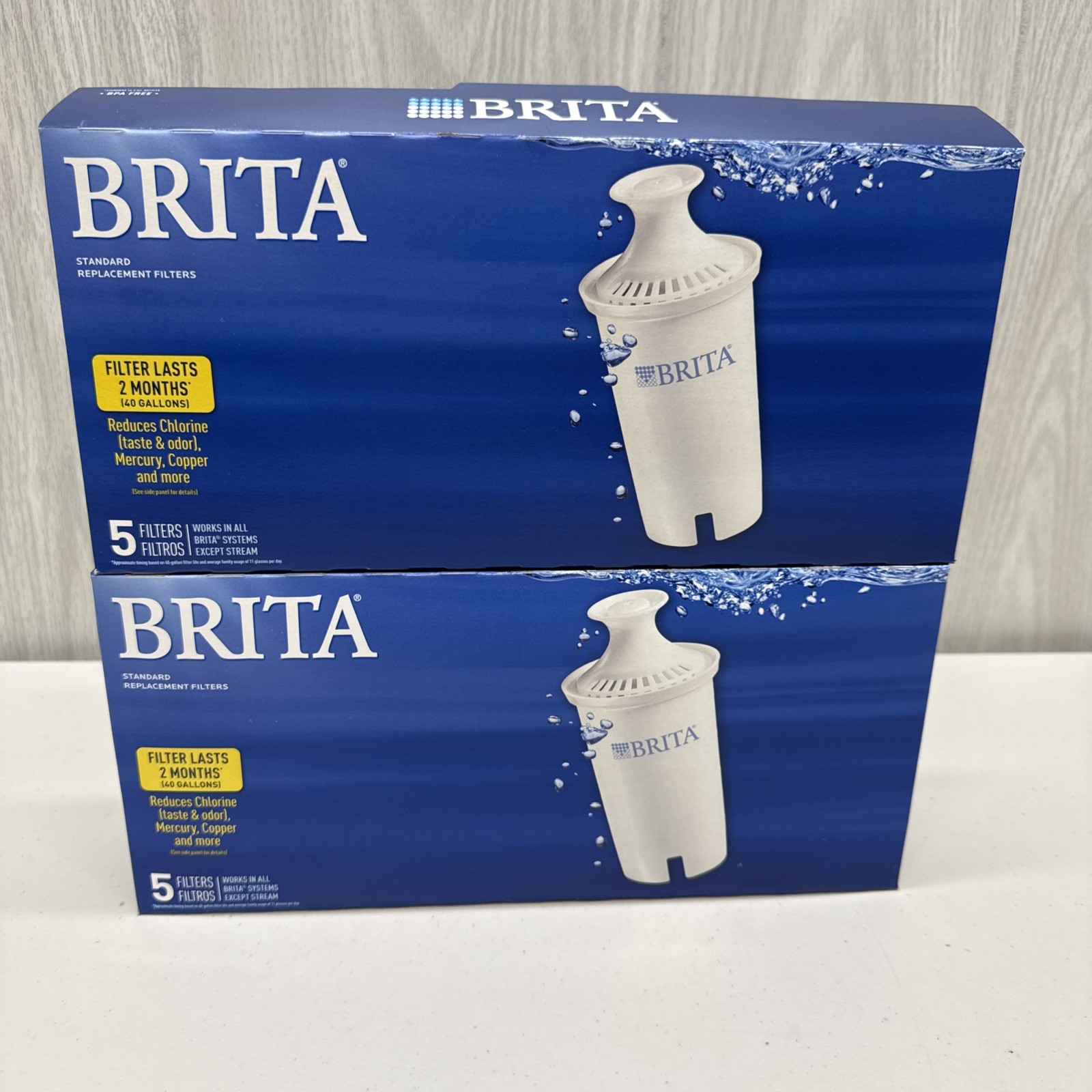 Brita Standard Replacement Filters Value Pack – 9 Filters Included **READ**