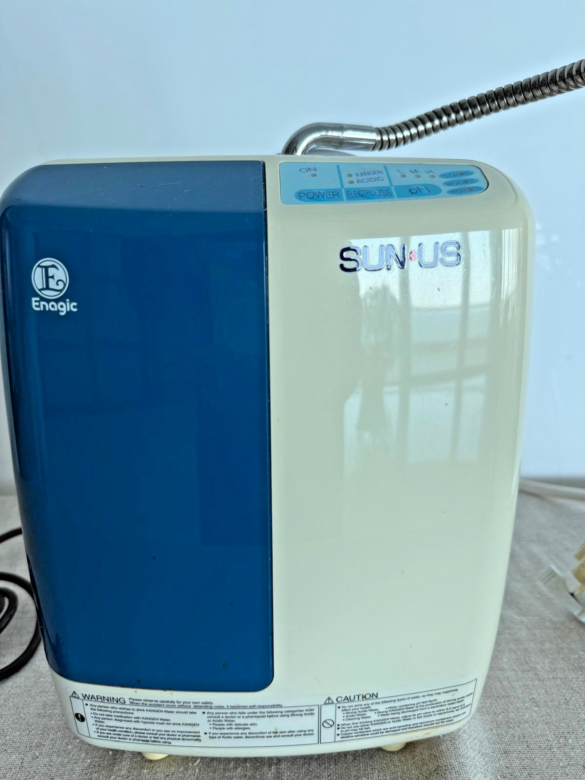 Enagic SUNUS TYH-51E Kangen Water Ionizer Generator Alkaline Filter Tested