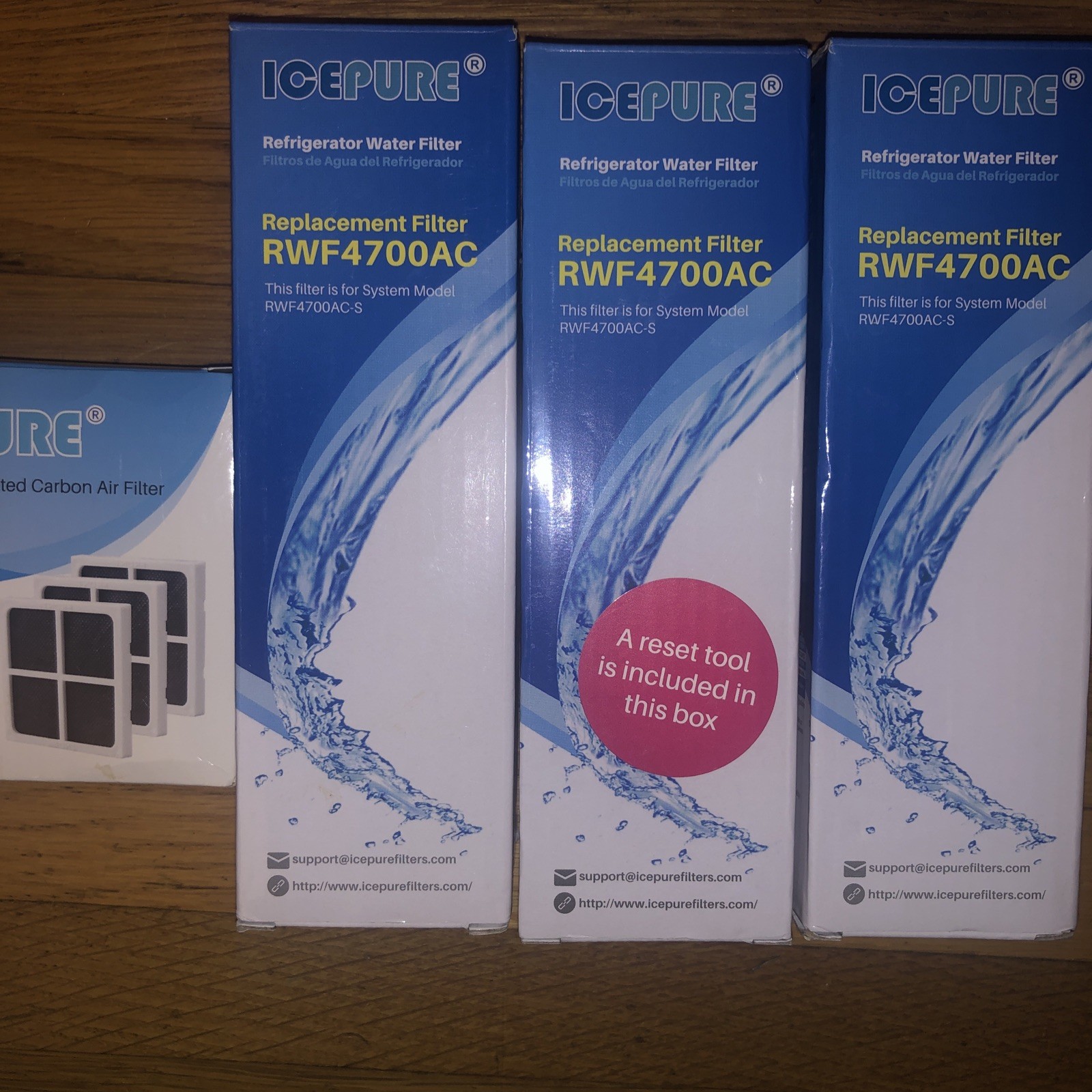 RWF4700AC Water Filter Fit for LT1000P, ADQ747935, LMXS28626D, LT1000PC 3PACK!