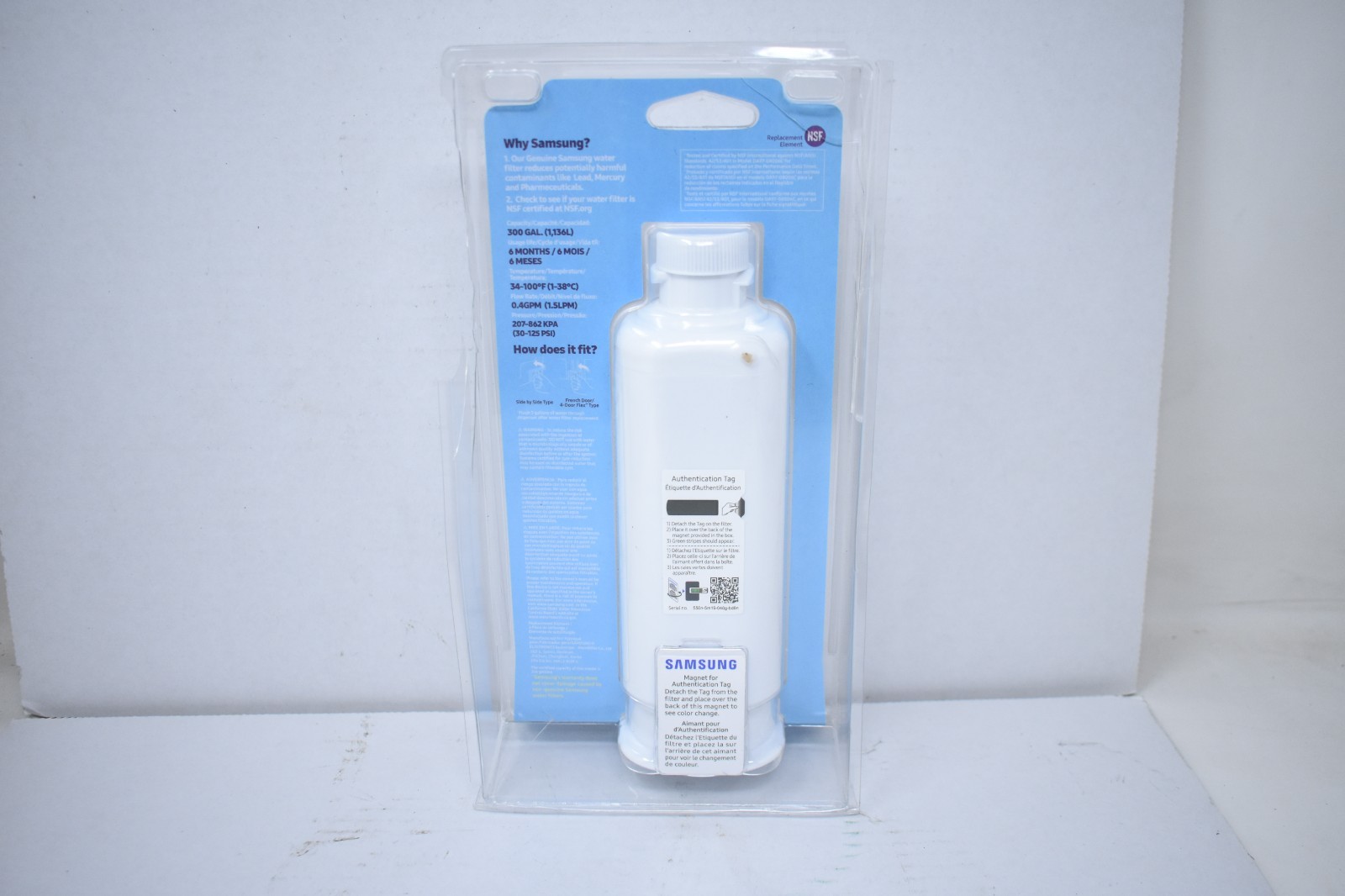 SAMSUNG Genuine HAF-QIN Refrigerator Water Filter for System DA97-08006C
