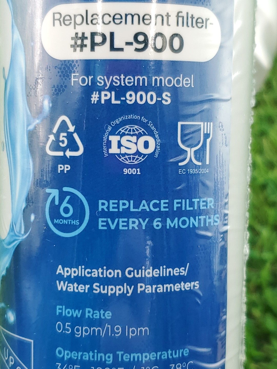 2 PureLine Refrigerator Water Filter PL-900 for System PL-900-S Replaces GE MSWF