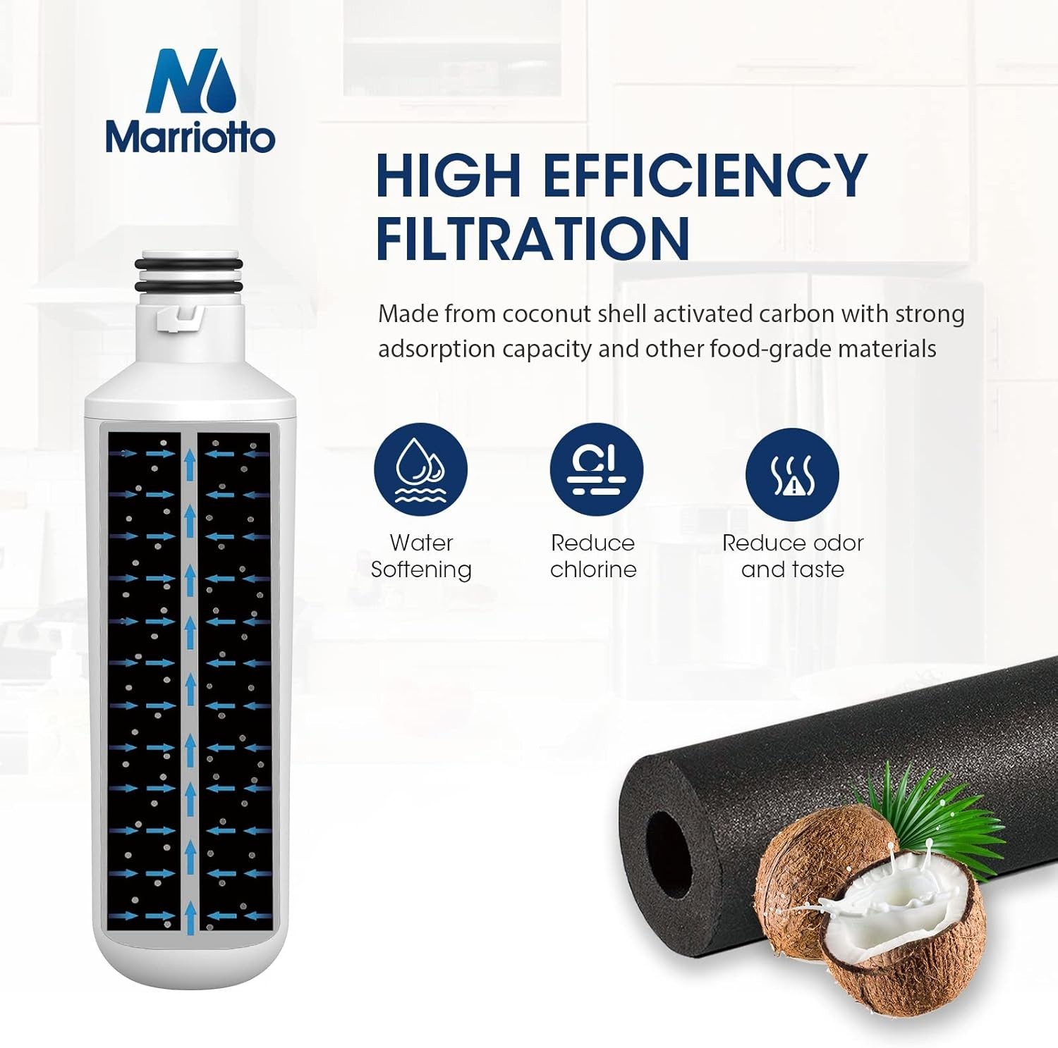 LT1000PC Water Filter & LT120F Air Filter Set – Chlorine Reduction, NSF Certi…