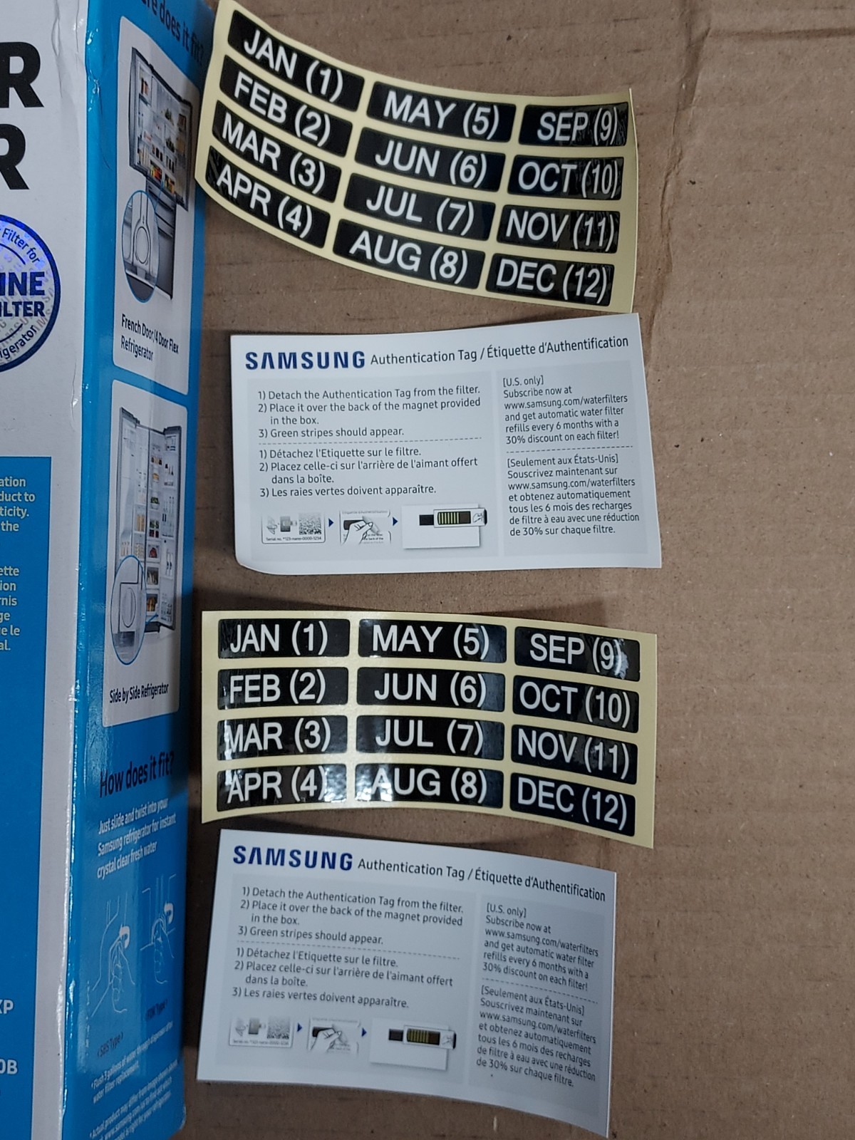 Samsung Refrigerator Water Filter 2pk HAF-CIN/EXP DA29-00020B DA97-08006A-E