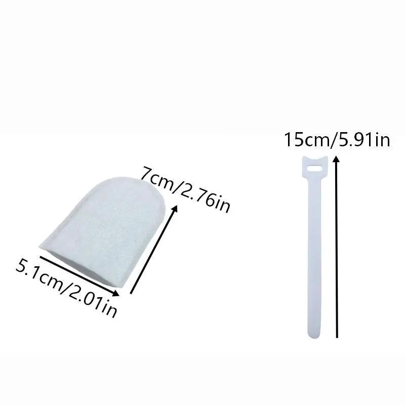 50PCS Cotton Filter Bag For Faucet, DIY Faucet Filter Cotton Bags Water Filters