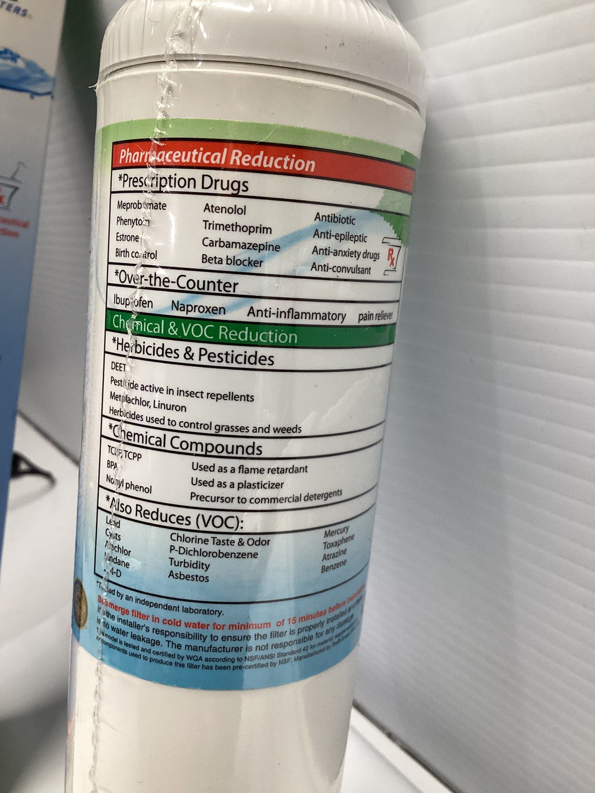 Swift Sub-Zero Replacement 4204490 Refrigerator Water Filter by SGF-ZS48 Rx