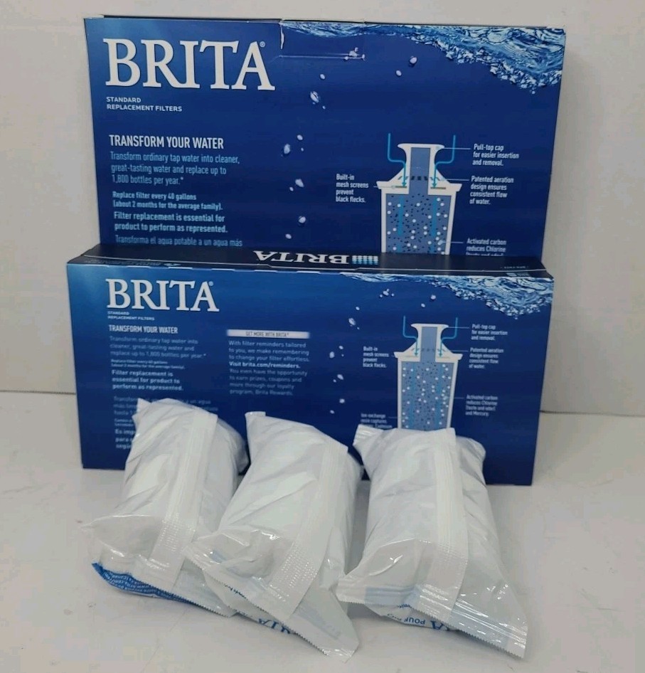 Brita 987554 8 Replacement Filters Open Box for All Brita Systems Except Stream
