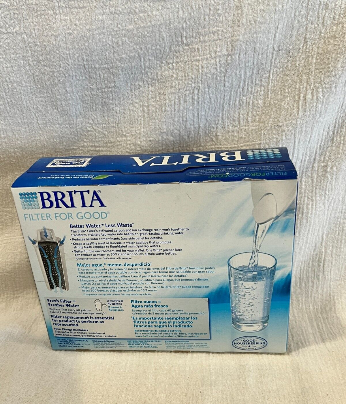 BRITA Pitchers Replacement Filter 3 Pack Reduces harmfull Contaminants