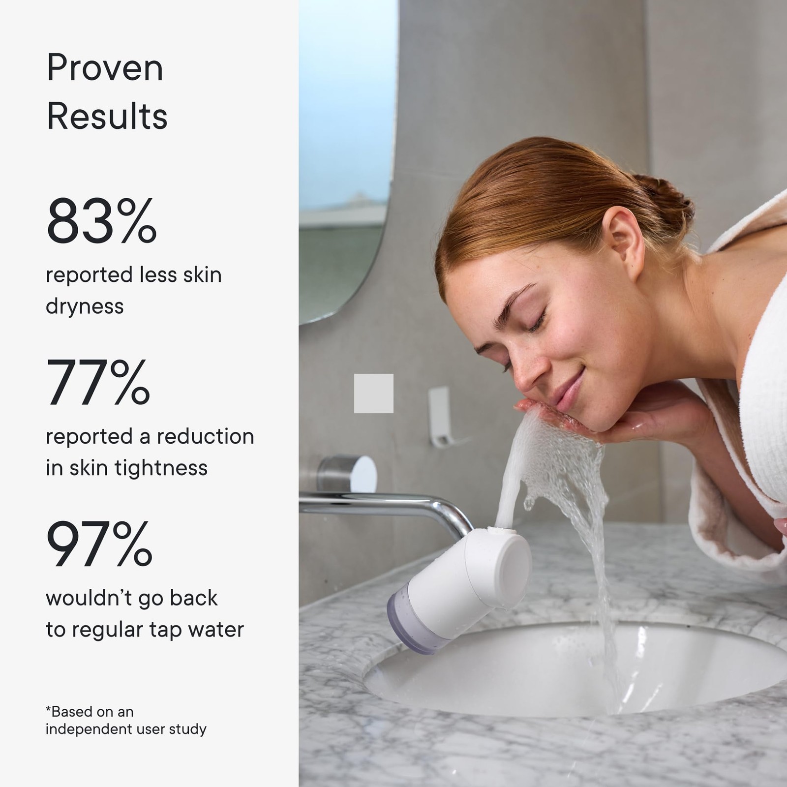 Skincare Bathroom Sink Filter Water Faucet for Skin, Reduces 99% Chlorine and…