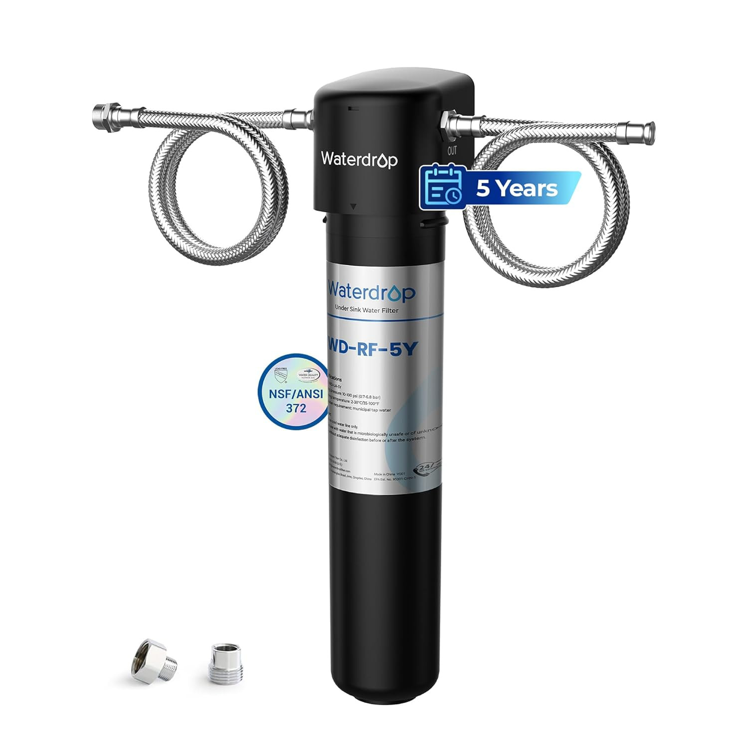 15UA under Sink Water Filter System, 2 Years, Reduces Lead, Chlorine, Bad Taste