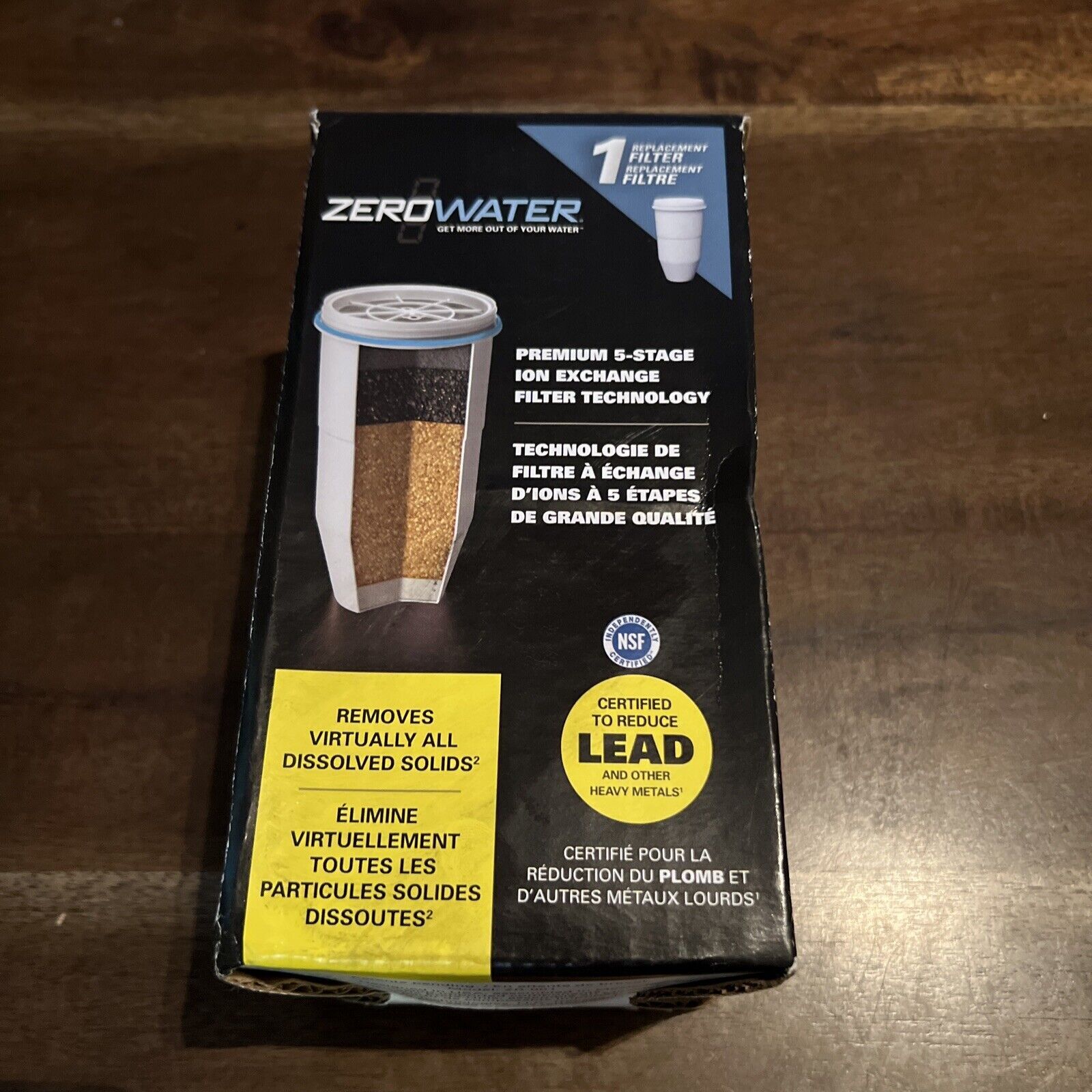 New Zero Water ION exchange Replacement Water Filter 5 Stage #2-ZR-001-05