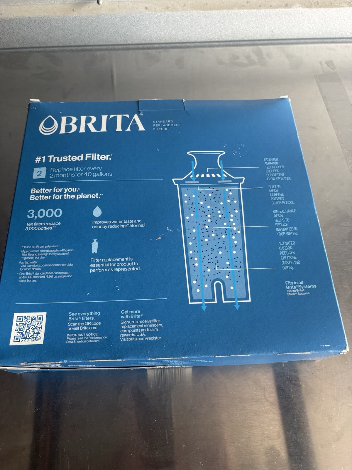 New Brita Replacement Water Filters, 10-pack