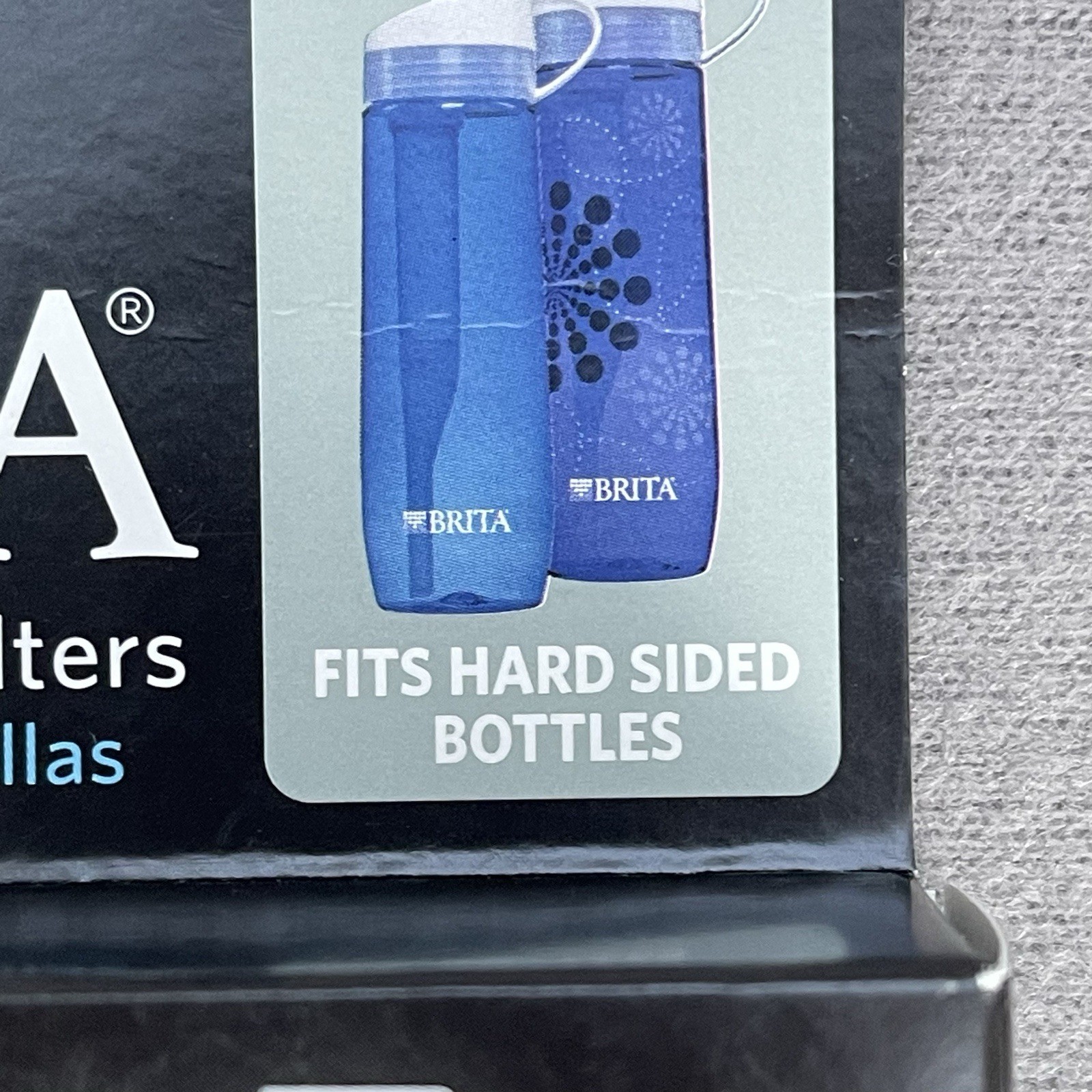 Brita Bottle 4 Packs Of 2 Replacement Filters Fits Hard Sided & Sport Bottle NEW