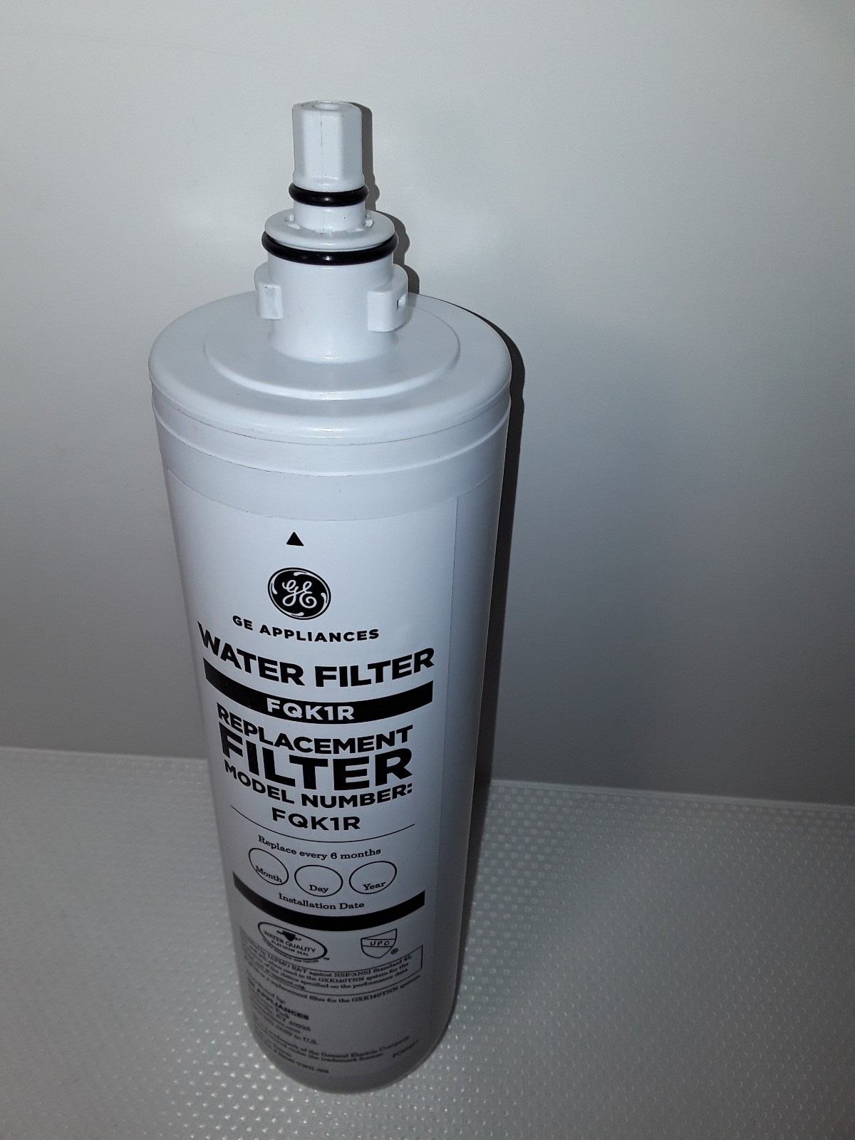 GE Under Sink High Flow FQK1R Replacement Water Filter Filtration GXK140TNN whte