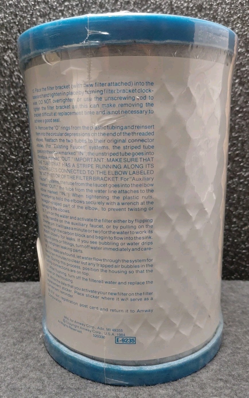 NEW Amway E-9232 Water Treatment System Housing & Filter Assembly E-9235 Filter