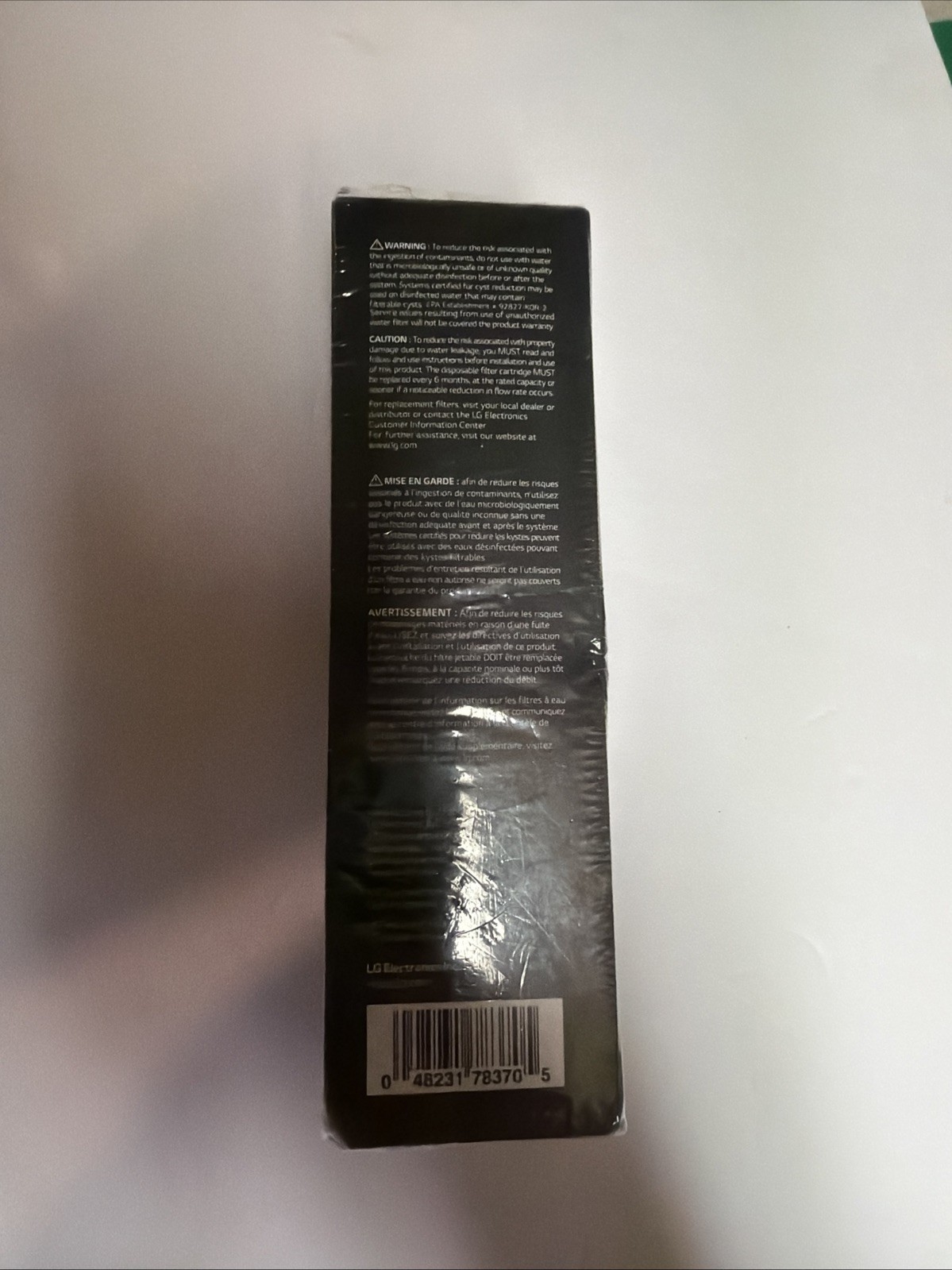 Brand New OEM LT700P/PC/PCS LG Water Filter Replacement Cartridge