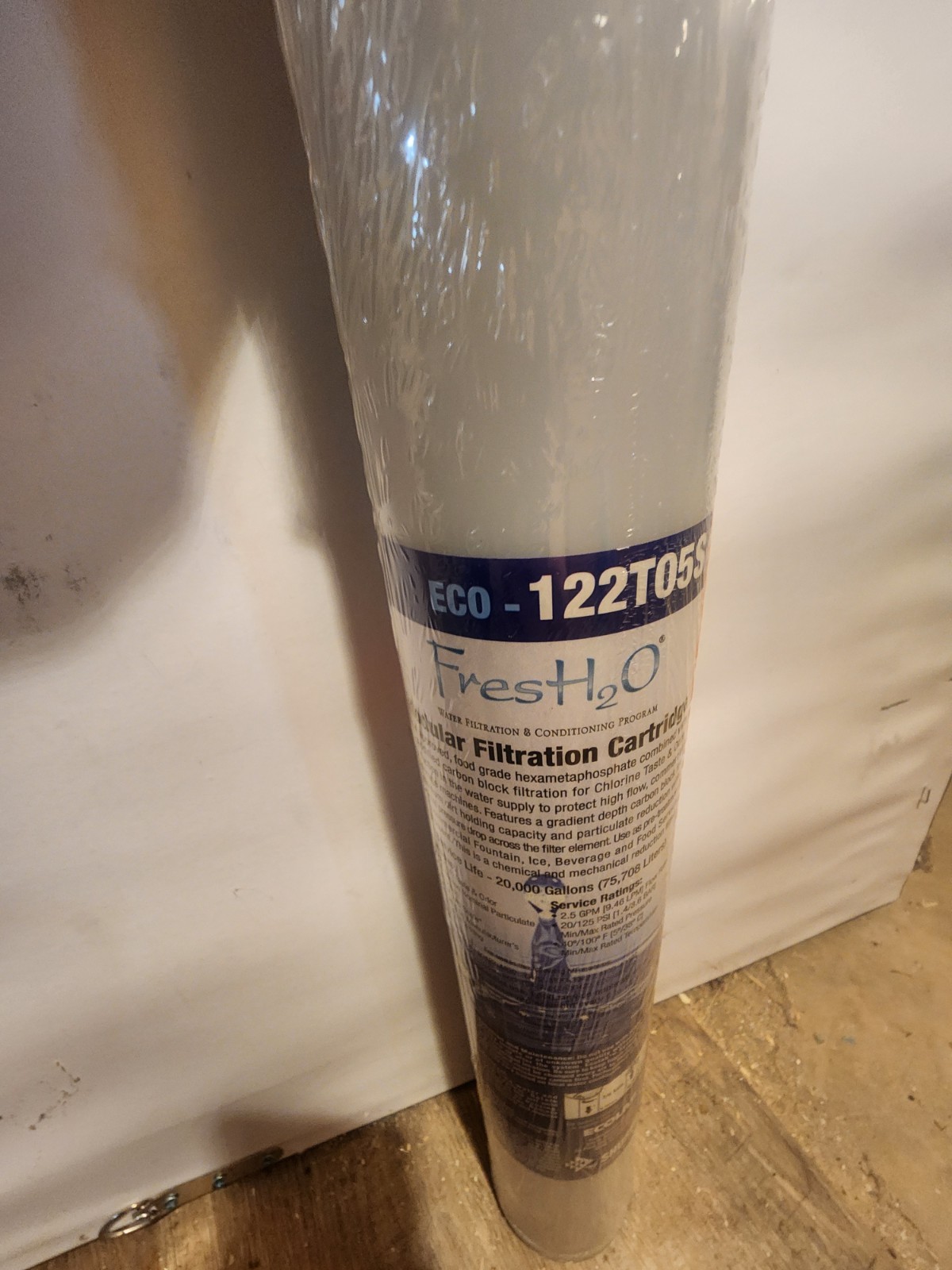 Eco Lab Replacement Water H20 Cartridge 122t05s Freash H20