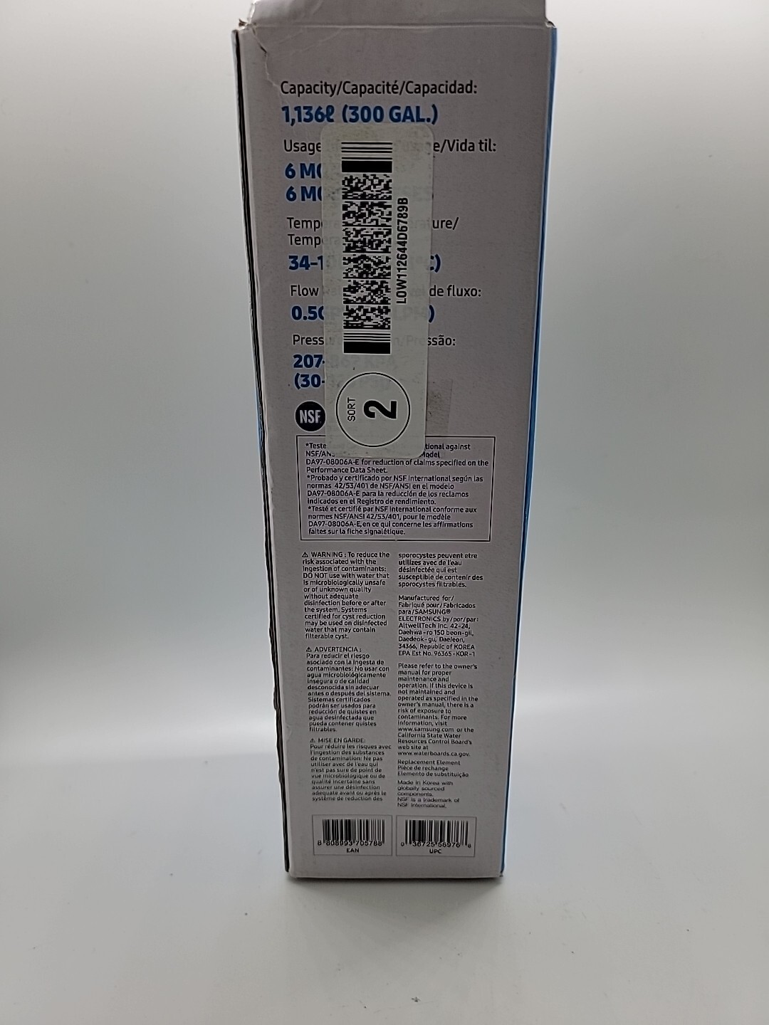 Samsung OEM DA29-00020B HAF-CIN/EXP Refrigerator Water Filter