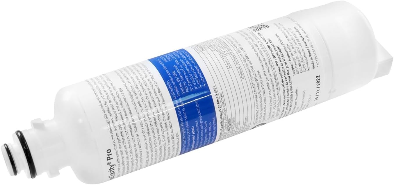2xReplacement Water Filter For Bosch Uitra Clarity Pro WFC100MF, WFS200MF, WFC11