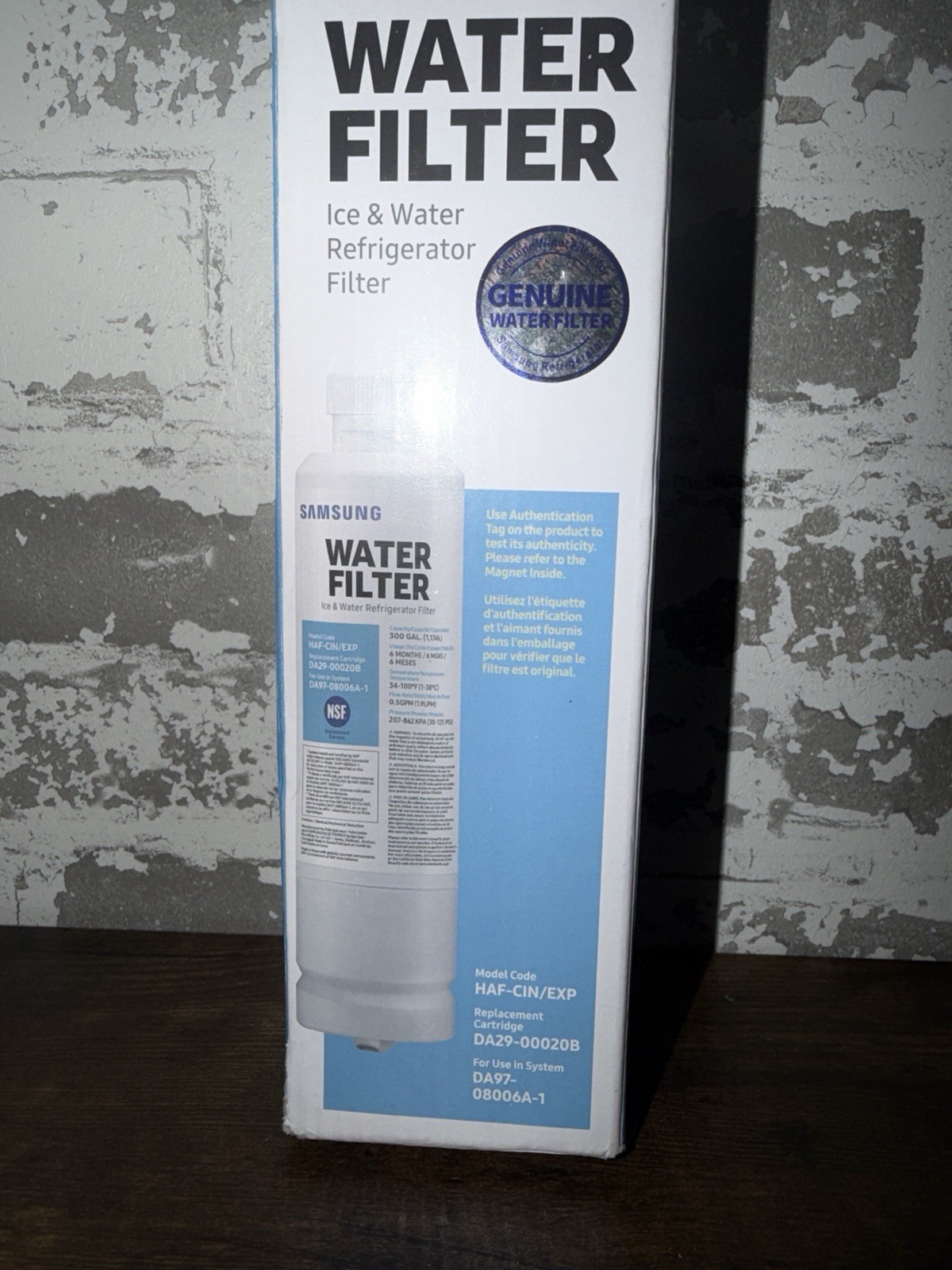 New In Box! – Samsung Water Filter – 300 Gallon – 6 Months – HAF-CIN/EXP