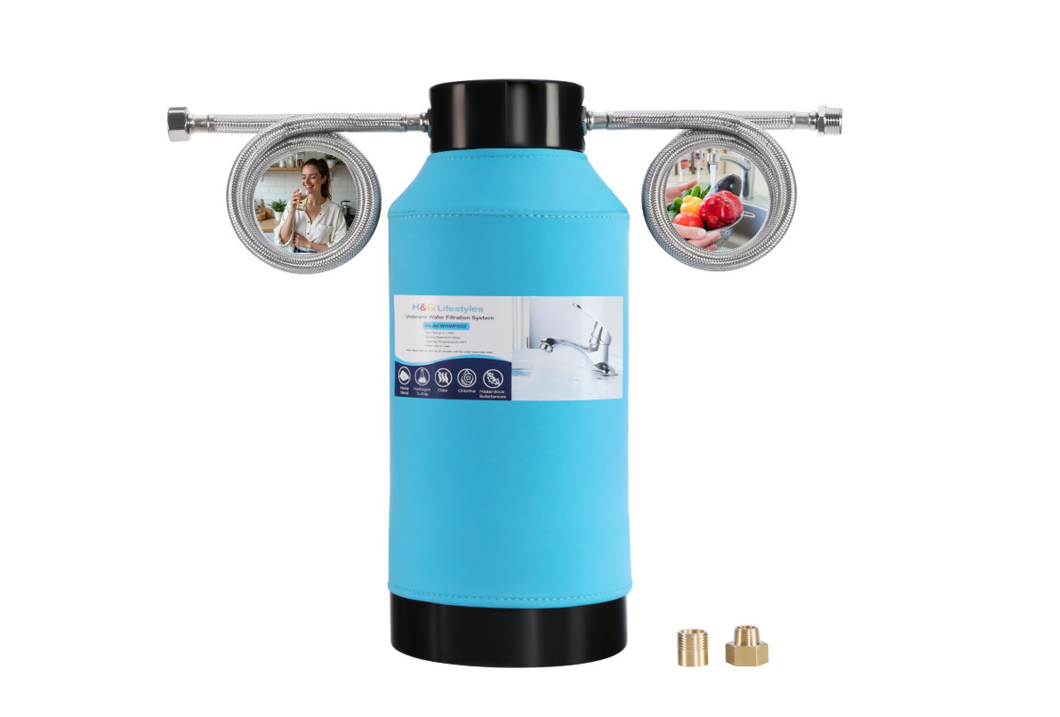 Under Sink Water Filtration System, with KDF Activated Carbon Silver-Enhanced, R